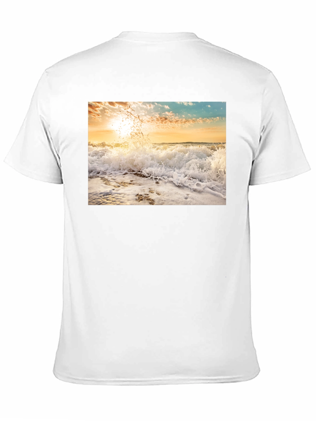 Ocean Wave Black T-Shirt
