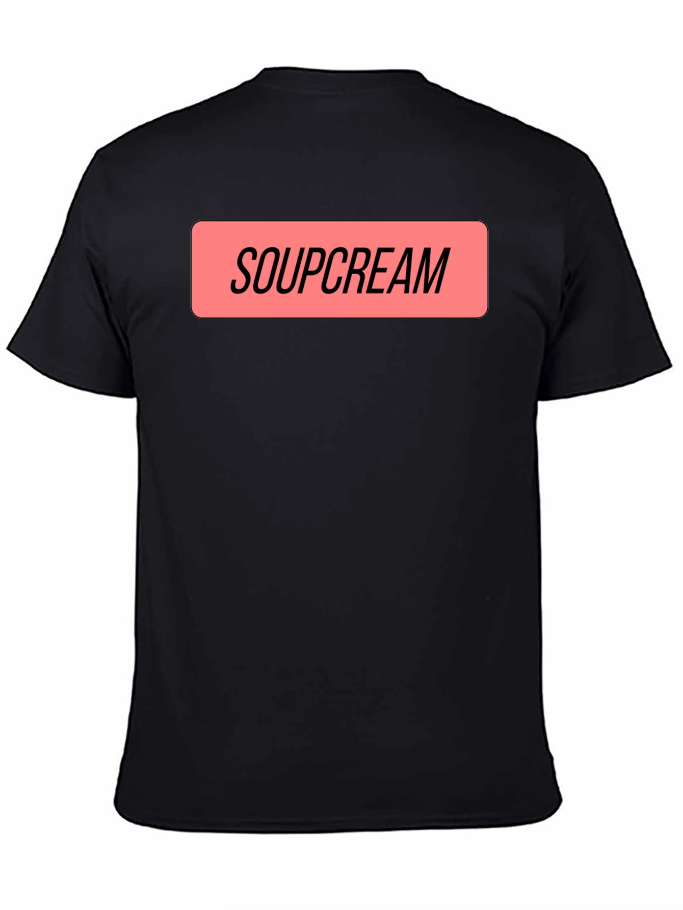 Soupcream Graphic Tee - Black Cotton Blend