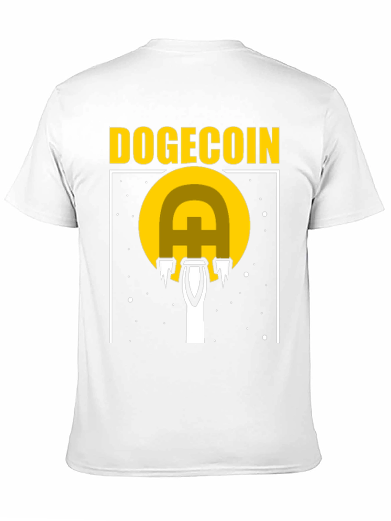 Dogecoin Rocket Launch T-Shirt - Crypto Fan Apparel