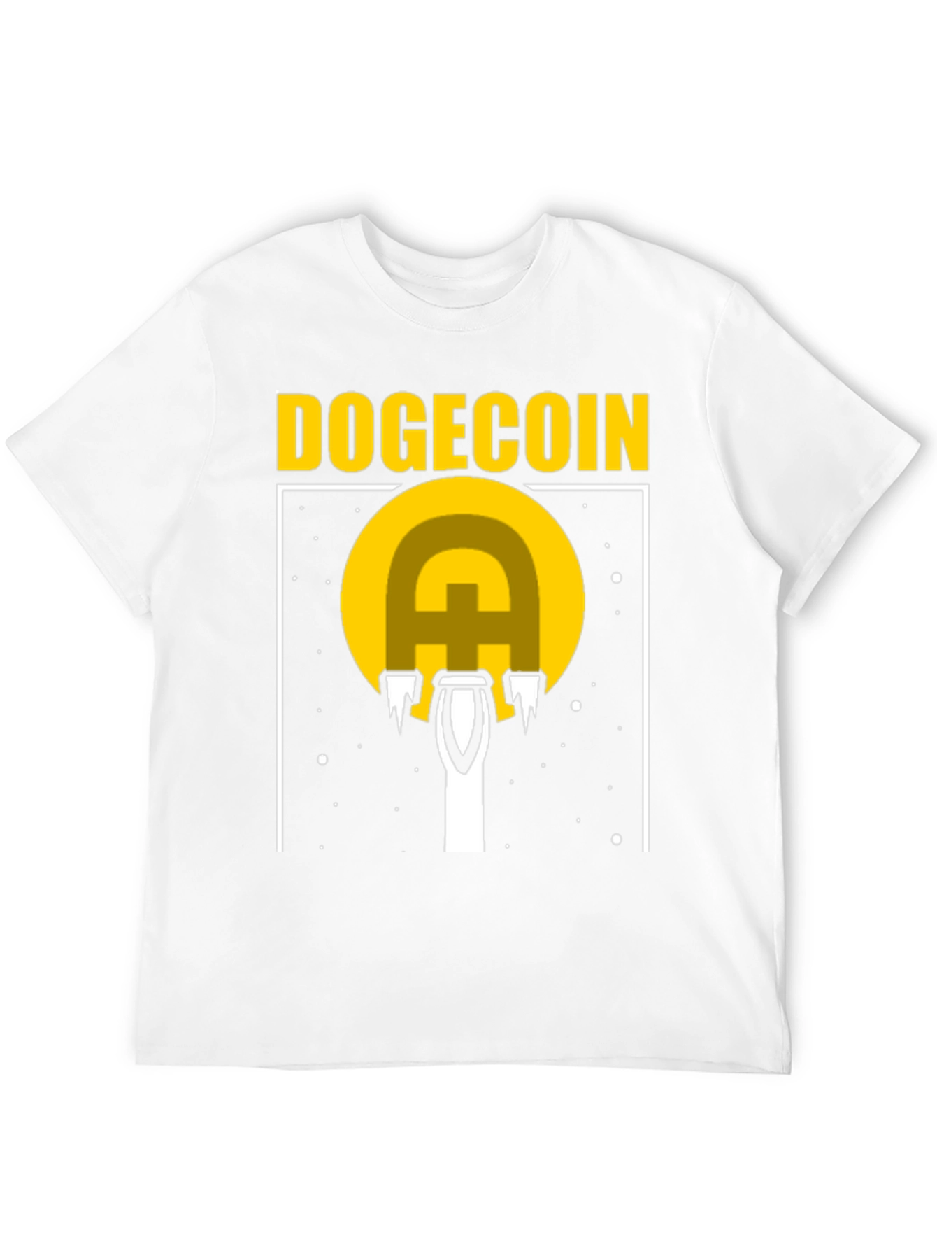 Dogecoin Rocket Launch T-Shirt - Crypto Fan Apparel