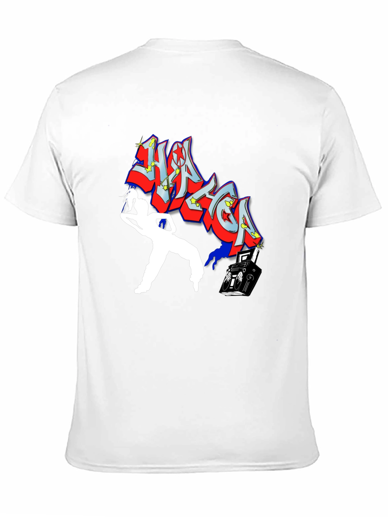 Retro Graphic Tee - DJ & Dancer Black T-Shirt