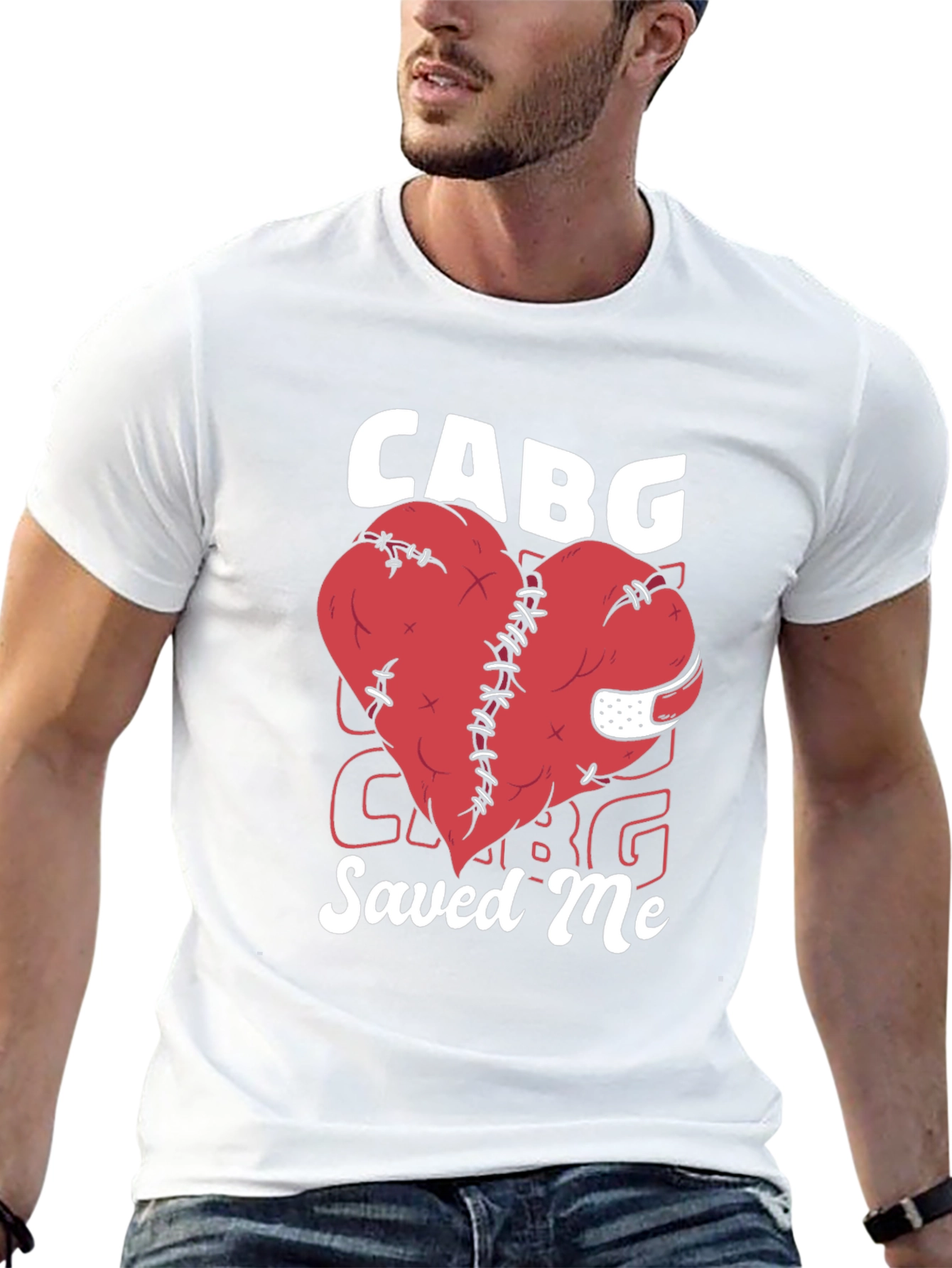 CABG Saved Me Heart Tee