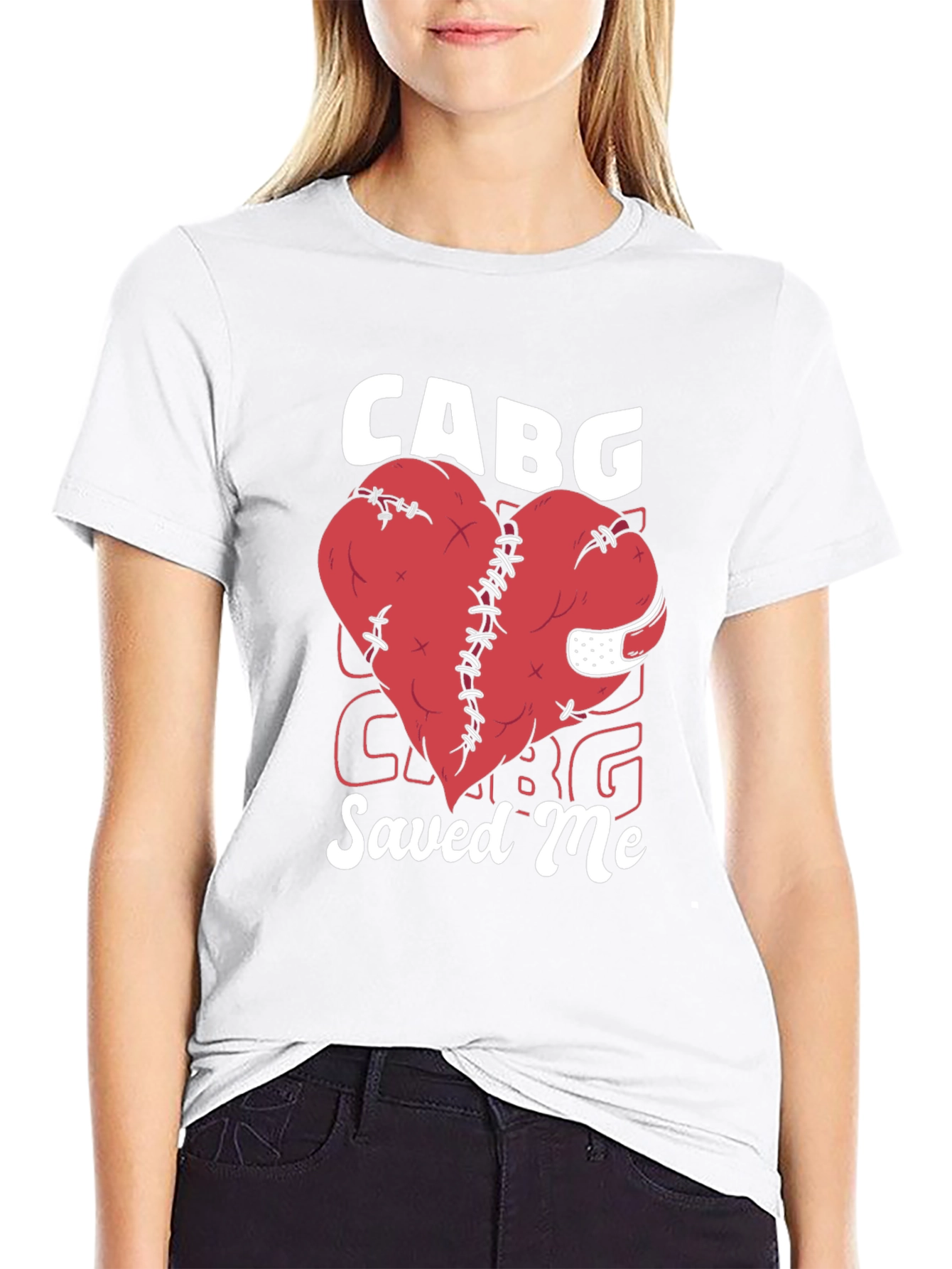 CABG Saved Me Heart Tee