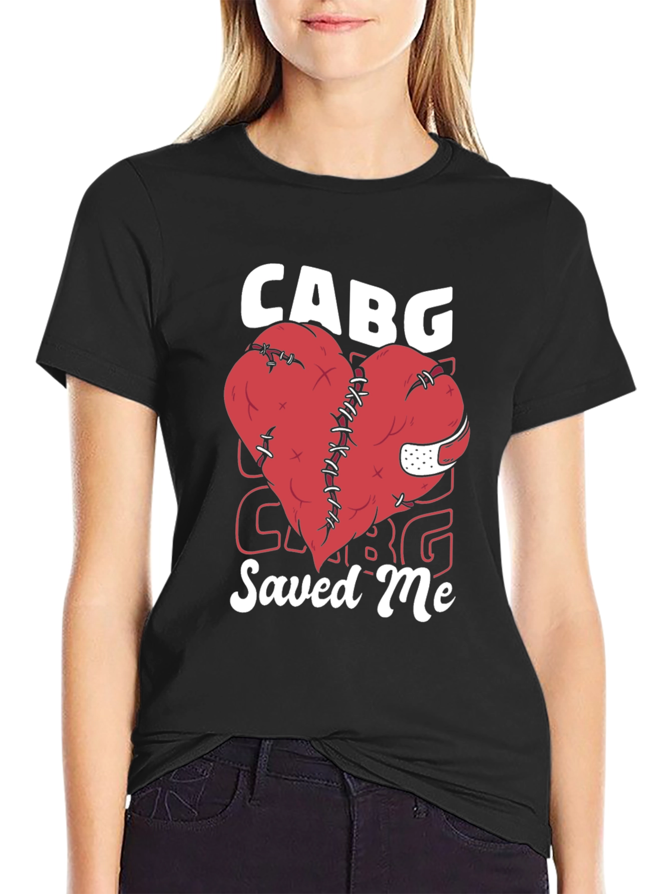 CABG Saved Me Heart Tee