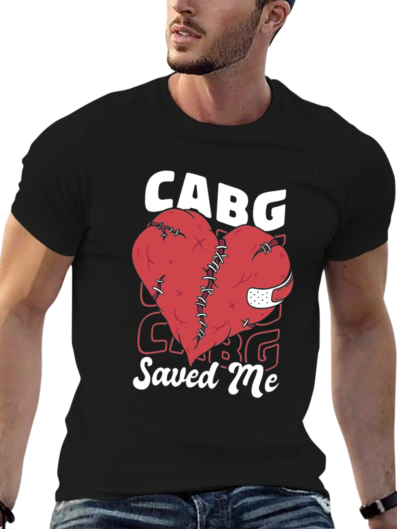 CABG Saved Me Heart Tee
