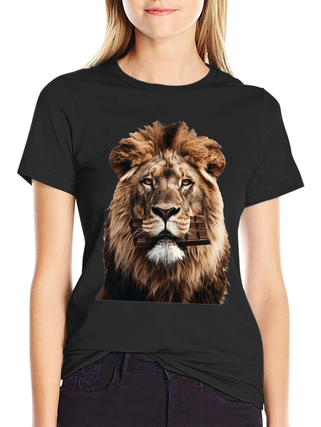Lion Chocolate Bar Graphic Tee