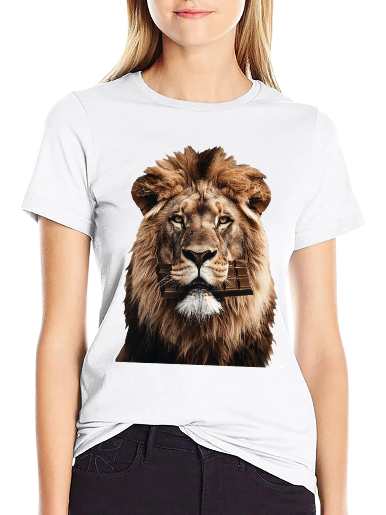 Lion Chocolate Bar Graphic Tee