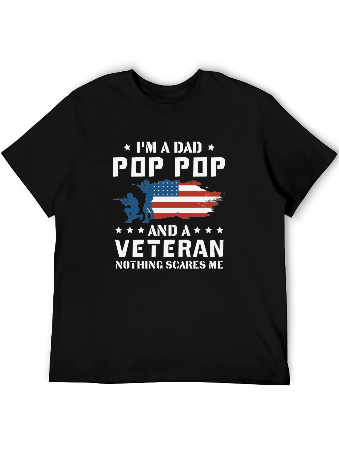 Dad Pop Pop Veteran T-Shirt