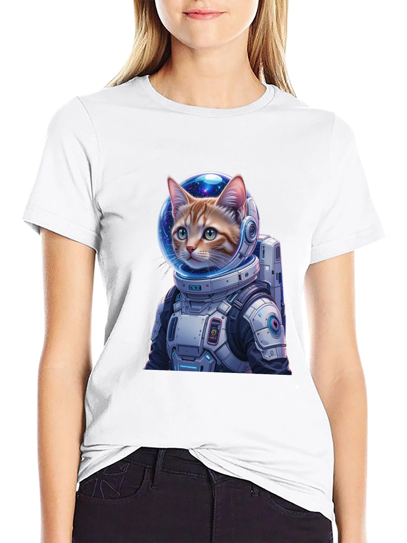 Astronaut Cat T-Shirt - Space Kitty Tee