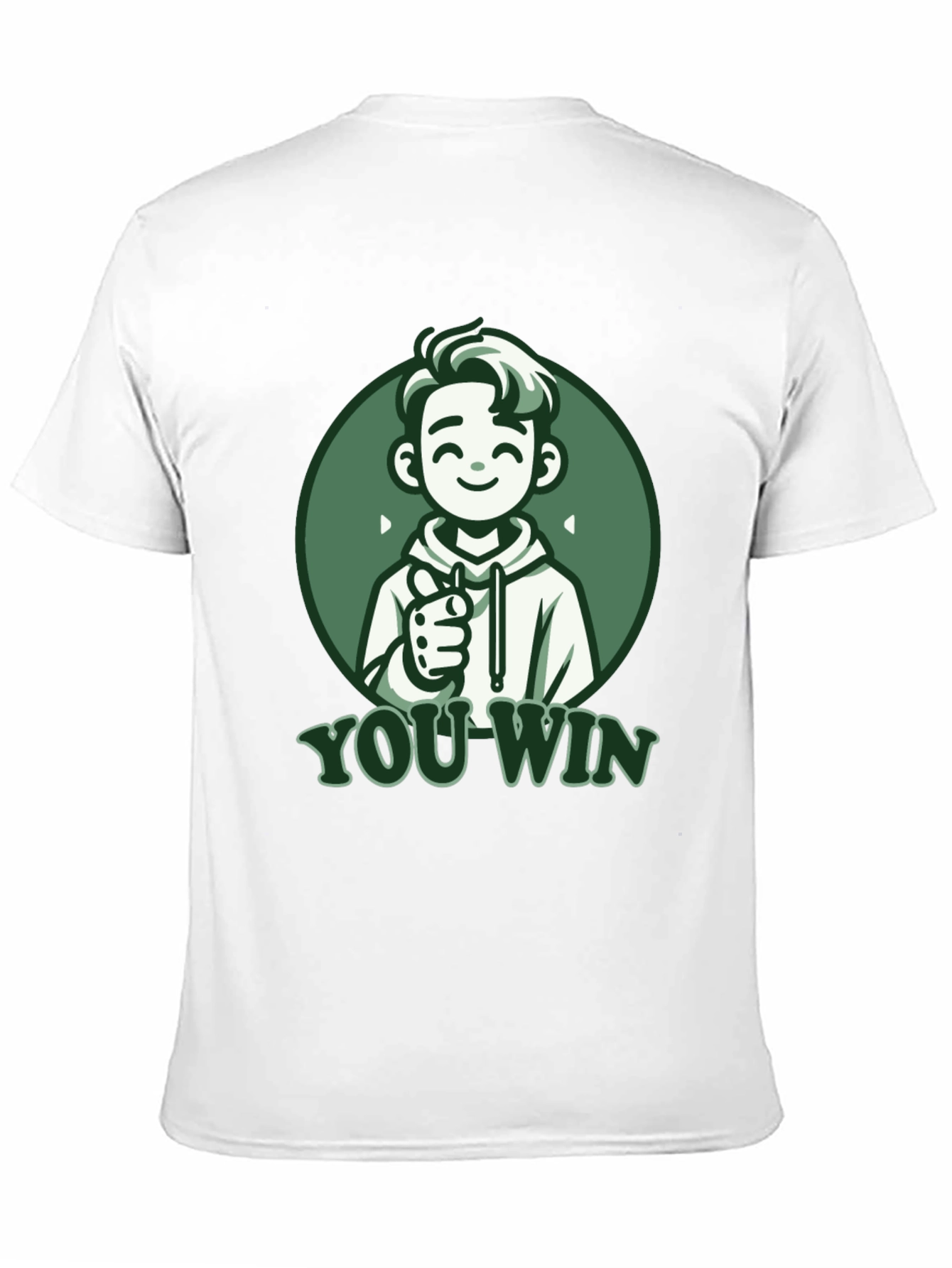 You Win Graphic Tee - Gamer Style Black T-Shirt