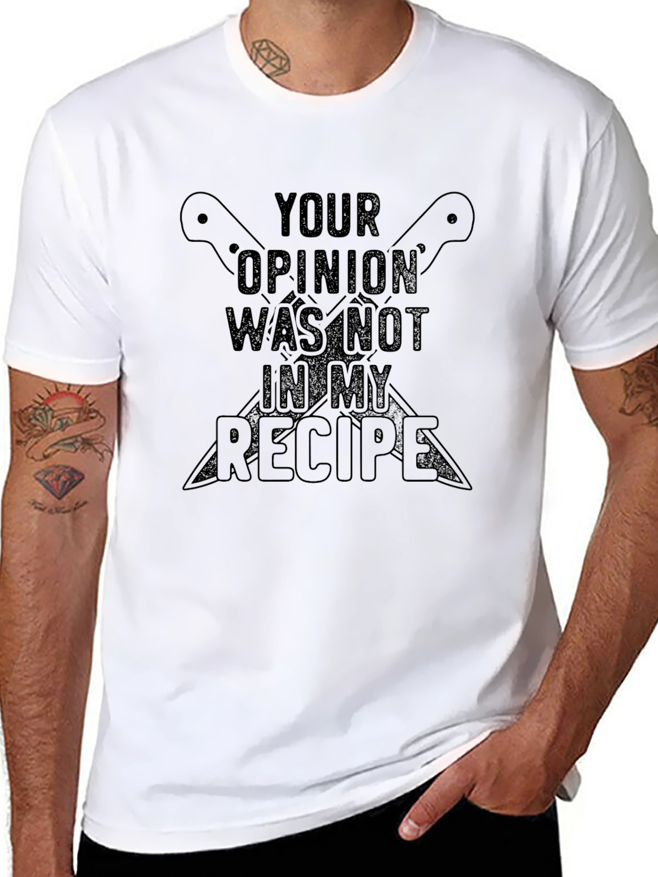 Chefs Opinion T-Shirt - Black
