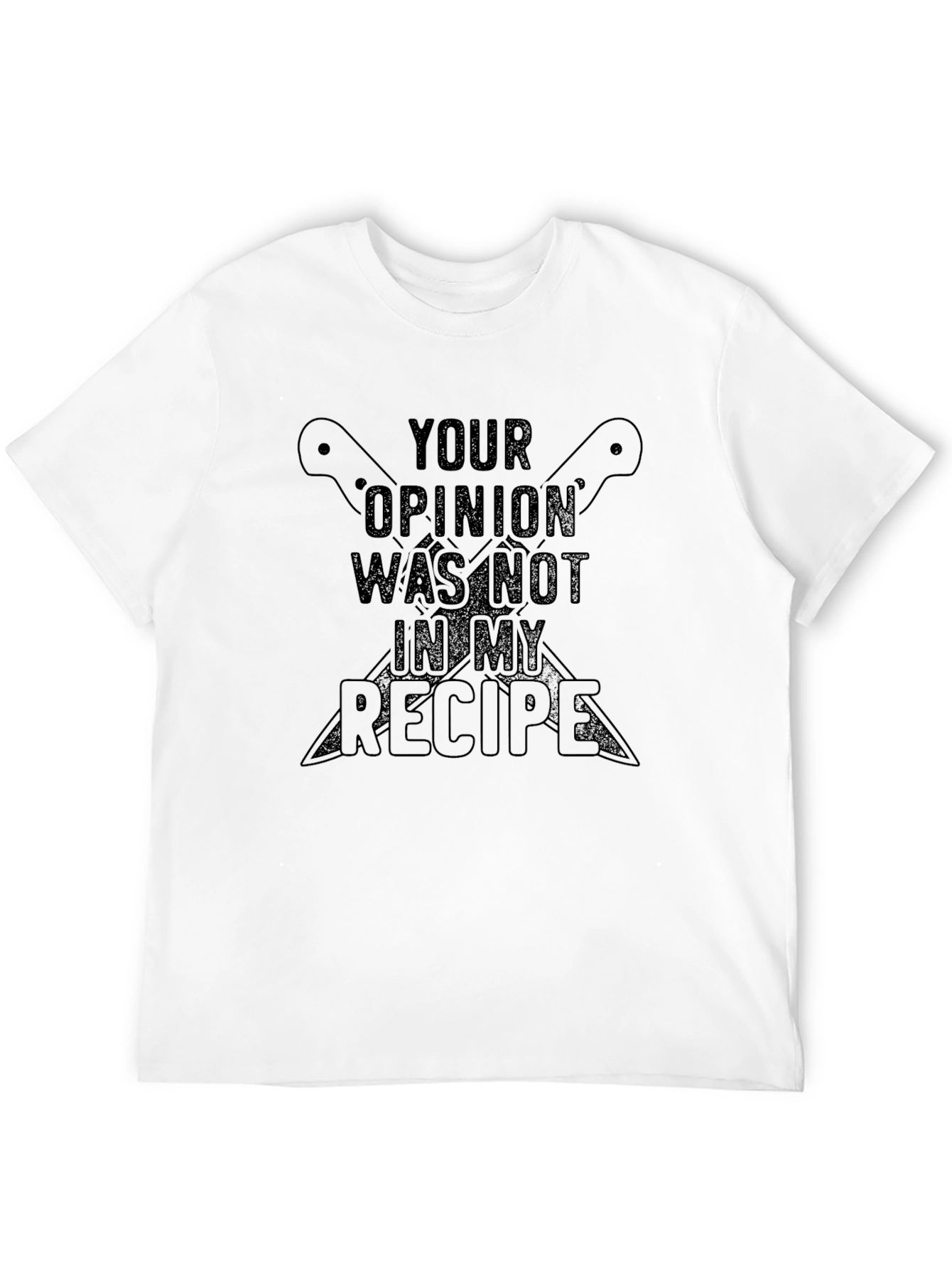 Chefs Opinion T-Shirt - Black