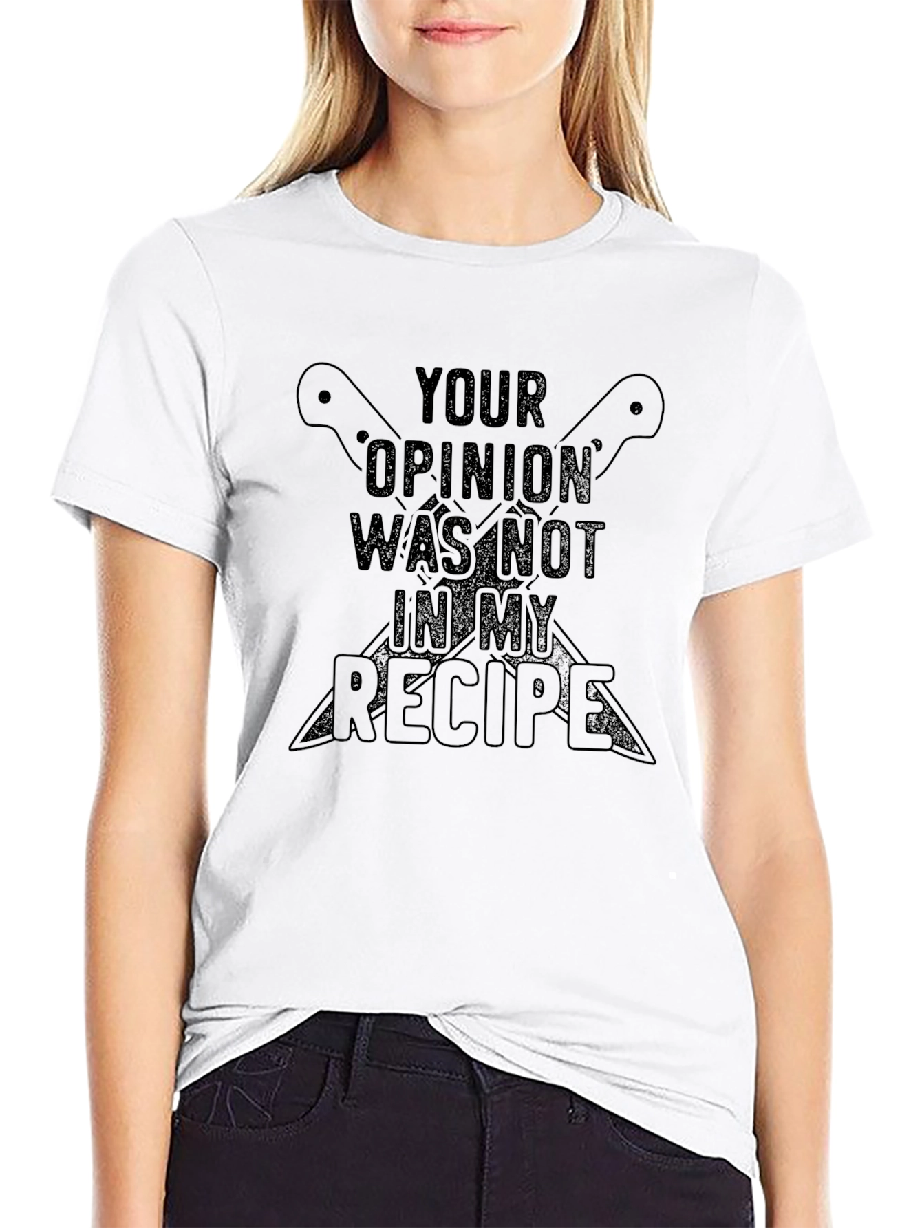 Chefs Opinion T-Shirt - Black