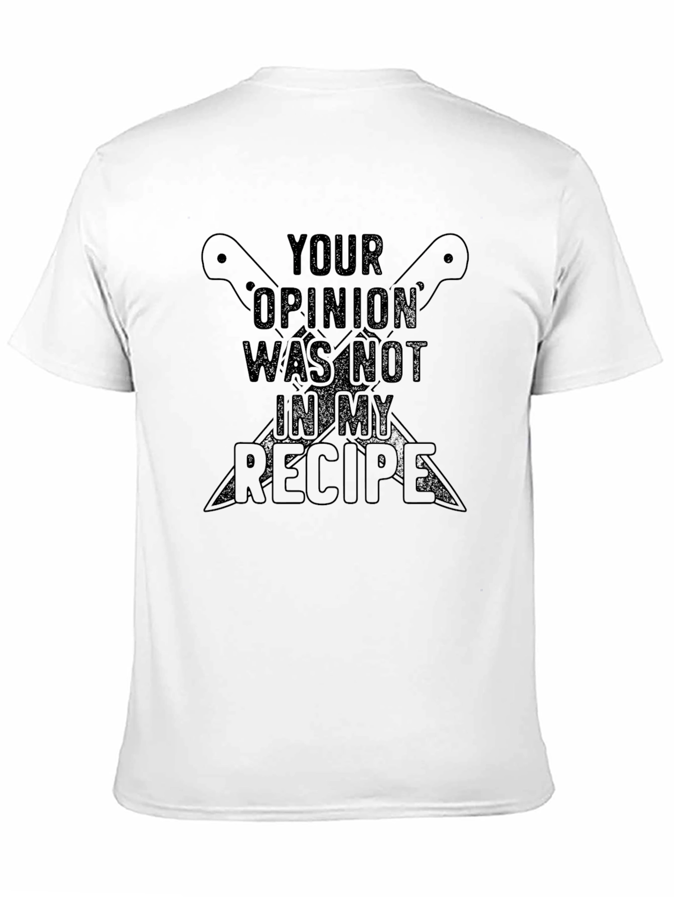 Chefs Opinion T-Shirt - Black