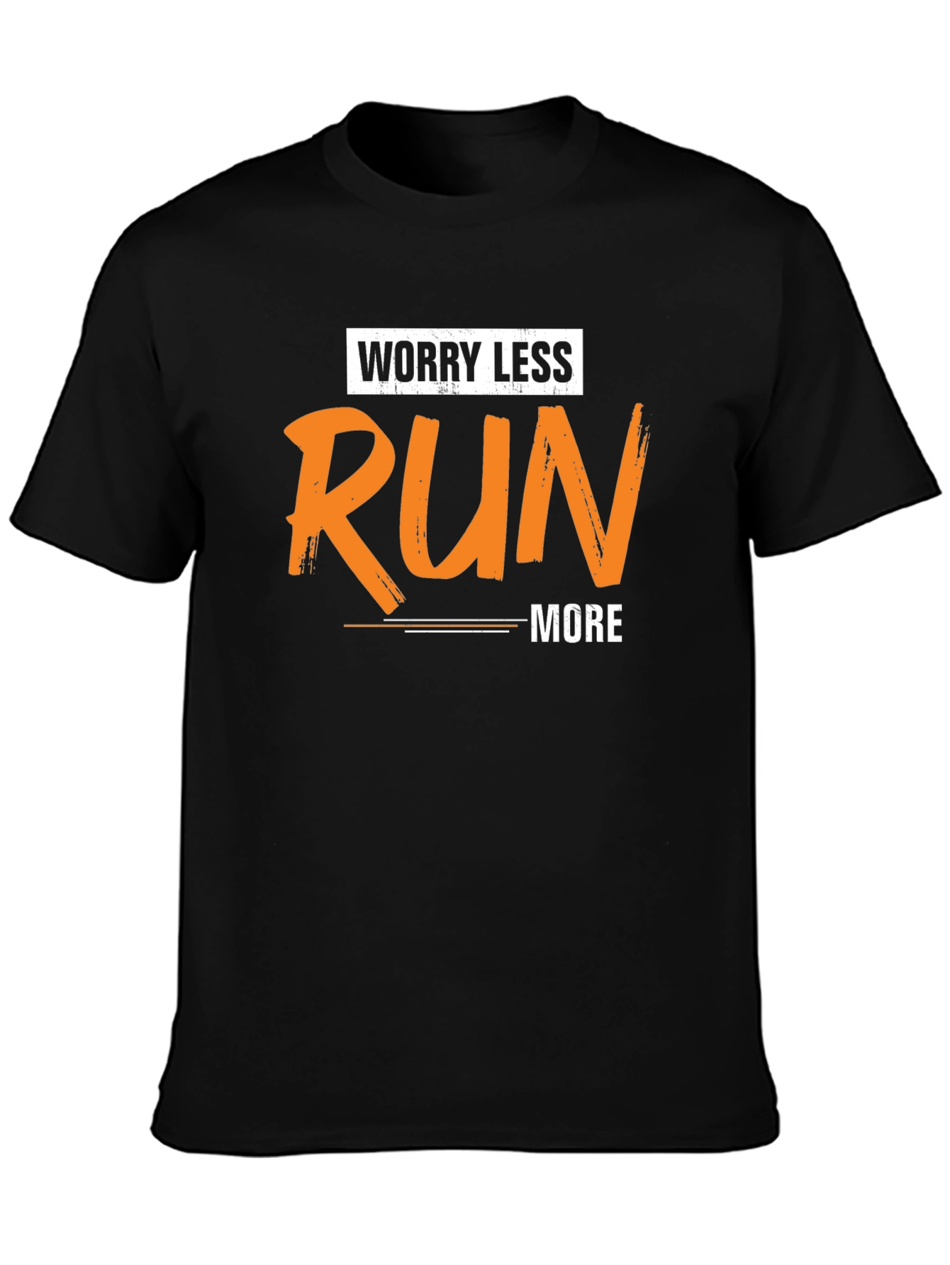 Worry Less Run More Graphic Tee