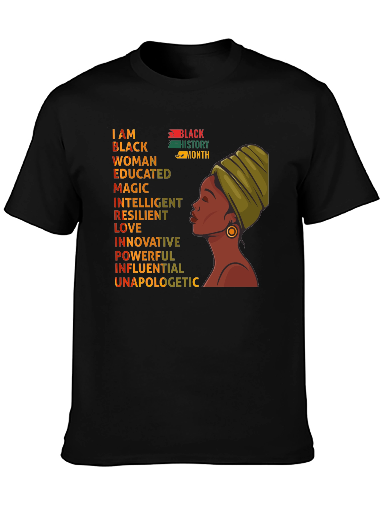 Empowered Black Woman T-Shirt