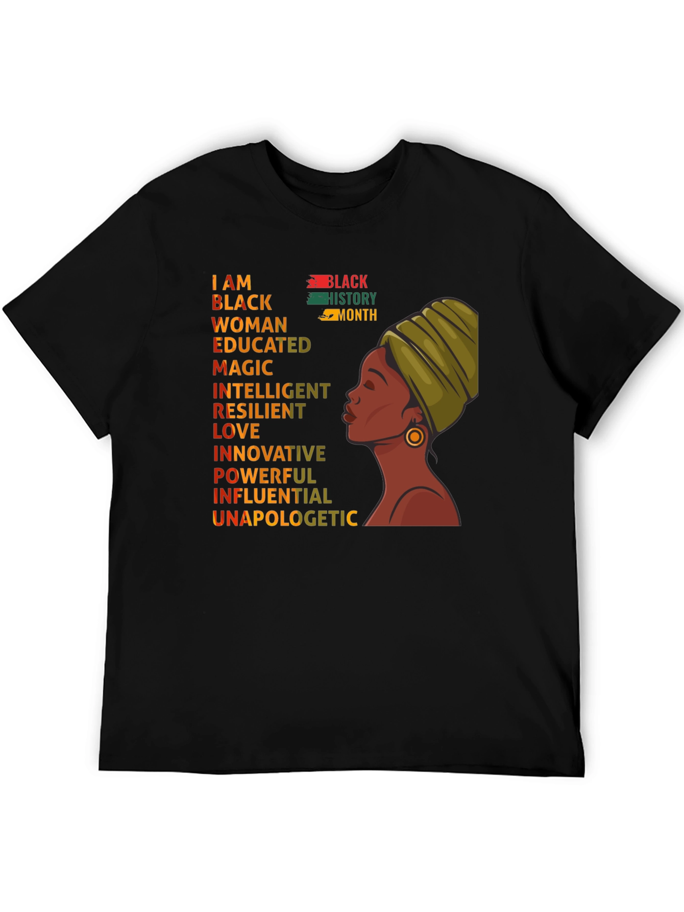 Empowered Black Woman T-Shirt