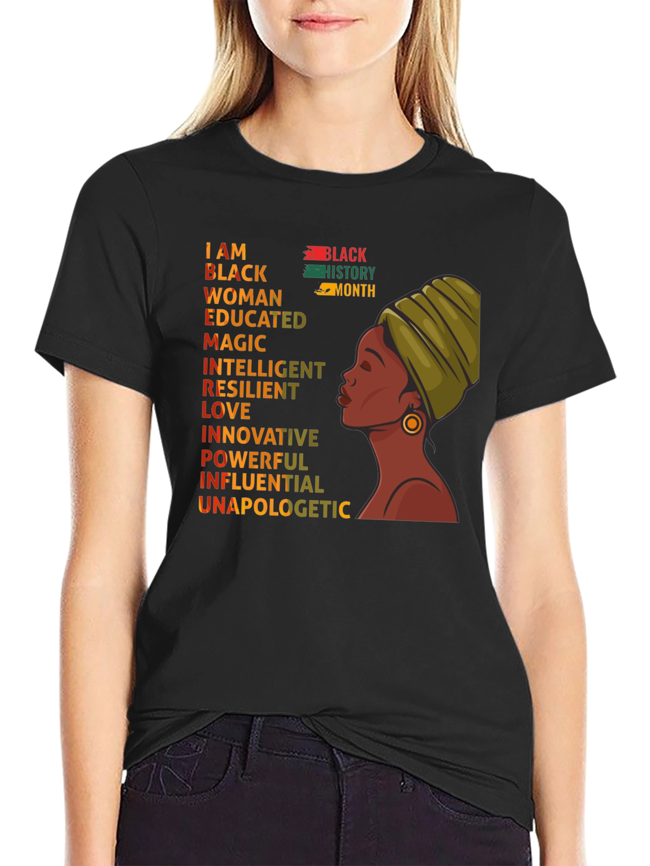 Empowered Black Woman T-Shirt