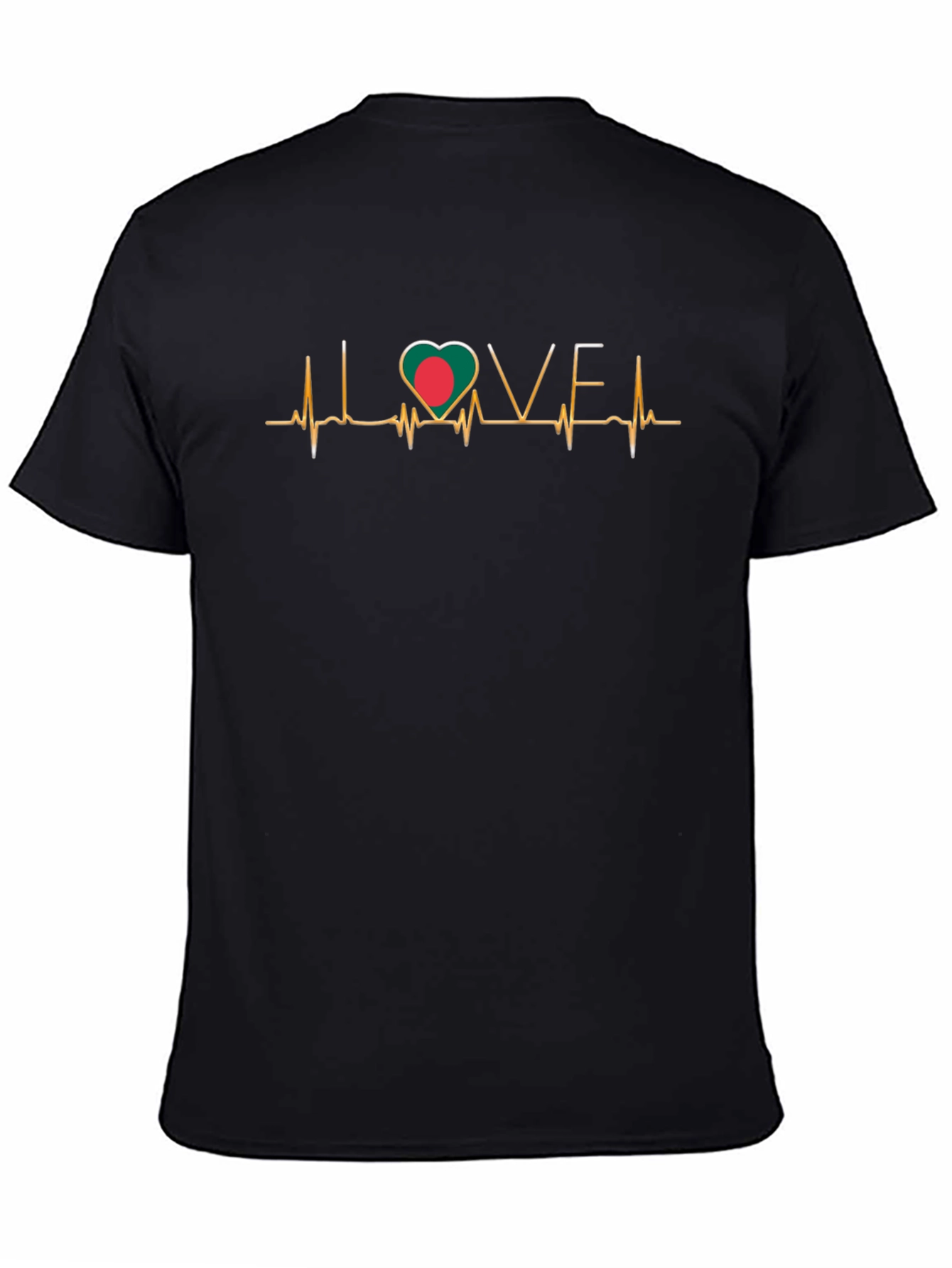 Bangladesh Heartbeat Love T-Shirt