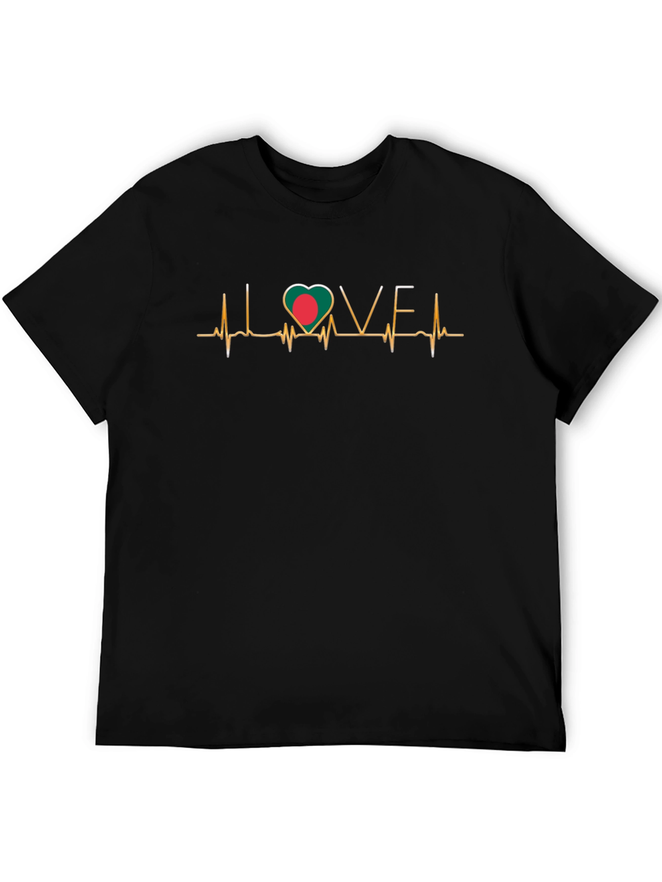 Bangladesh Heartbeat Love T-Shirt