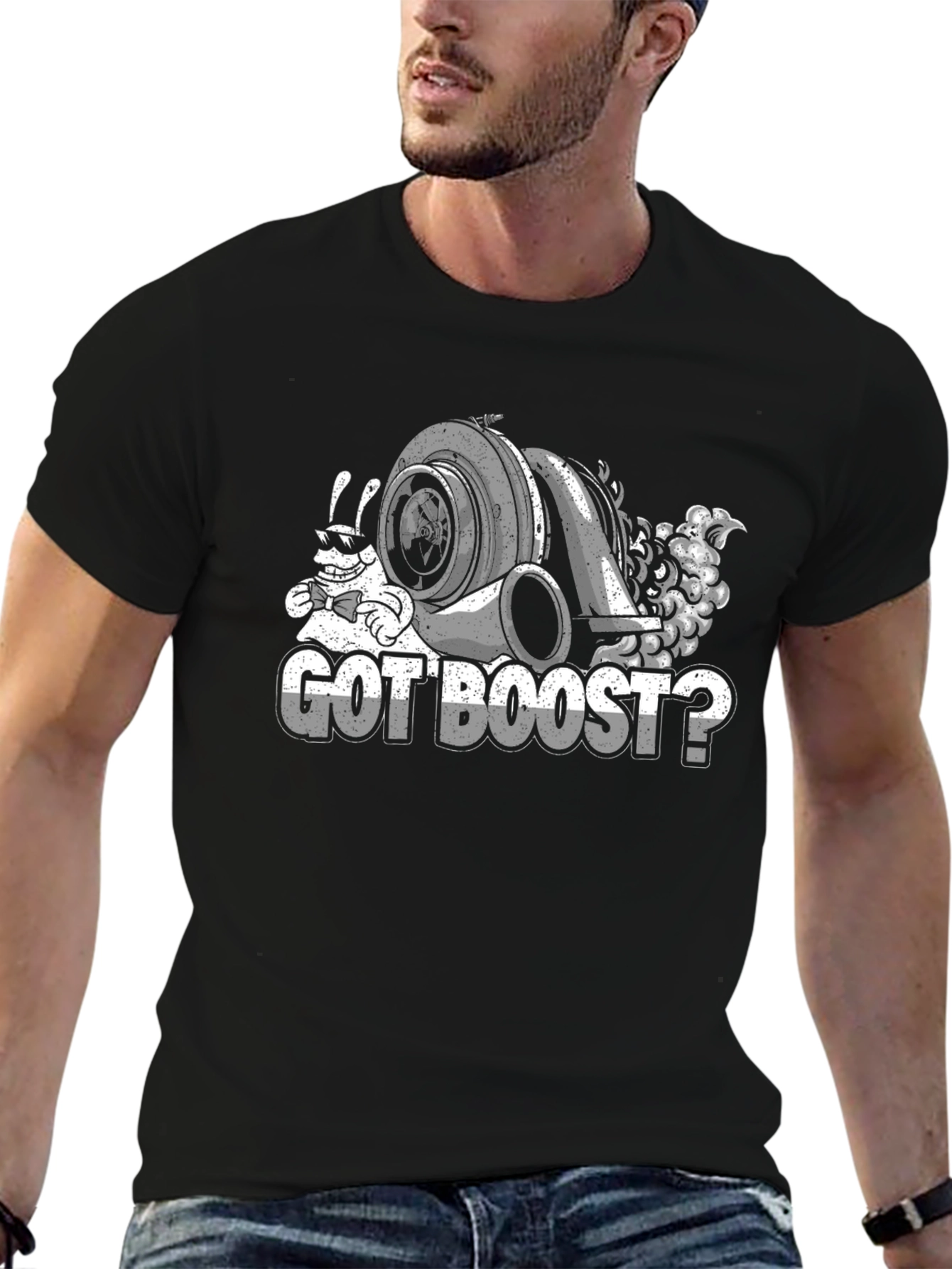Got Boost? Turbo Graphic T-Shirt - Black