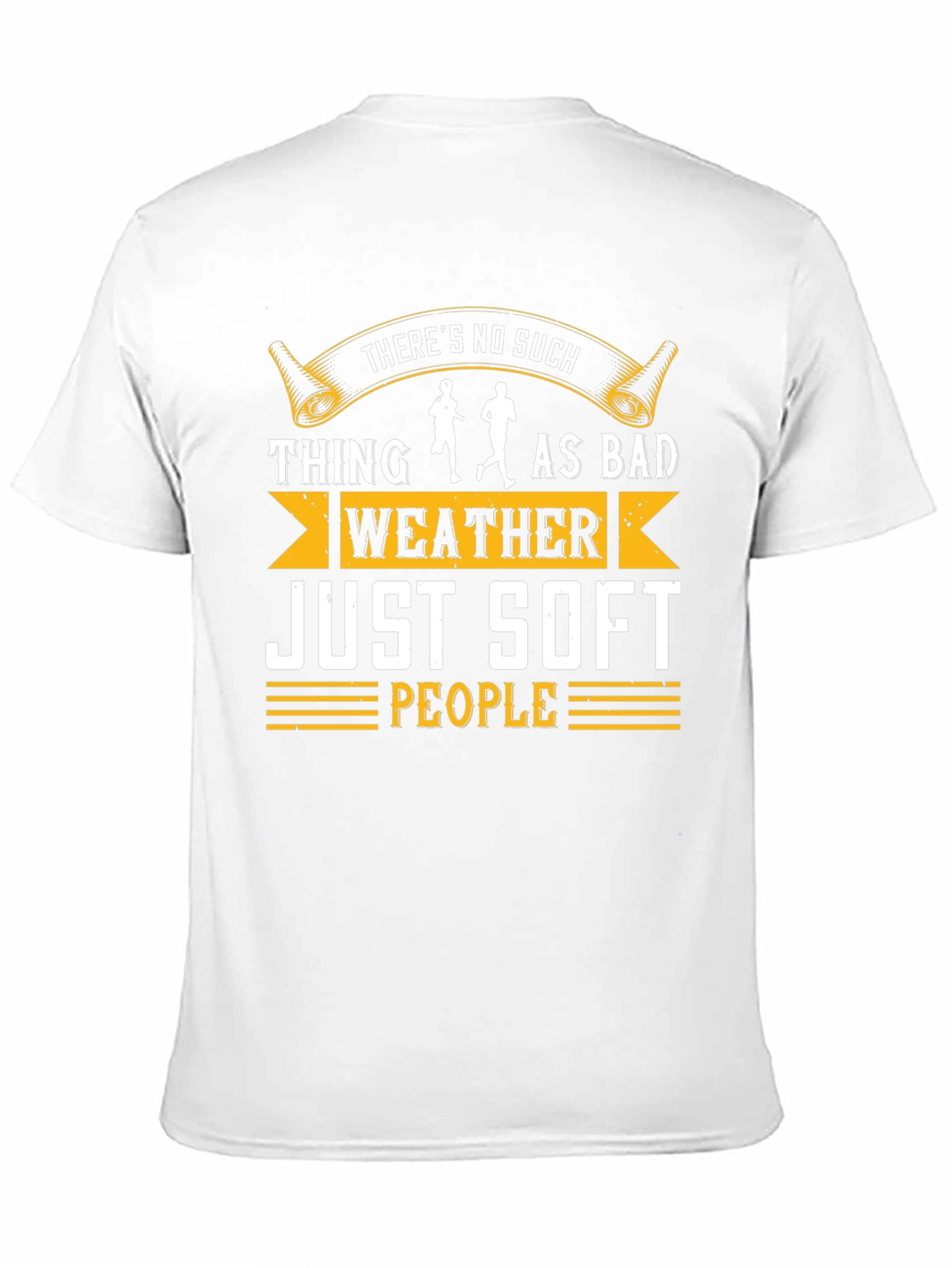Bad Weather Soft People Running Graphic Tee