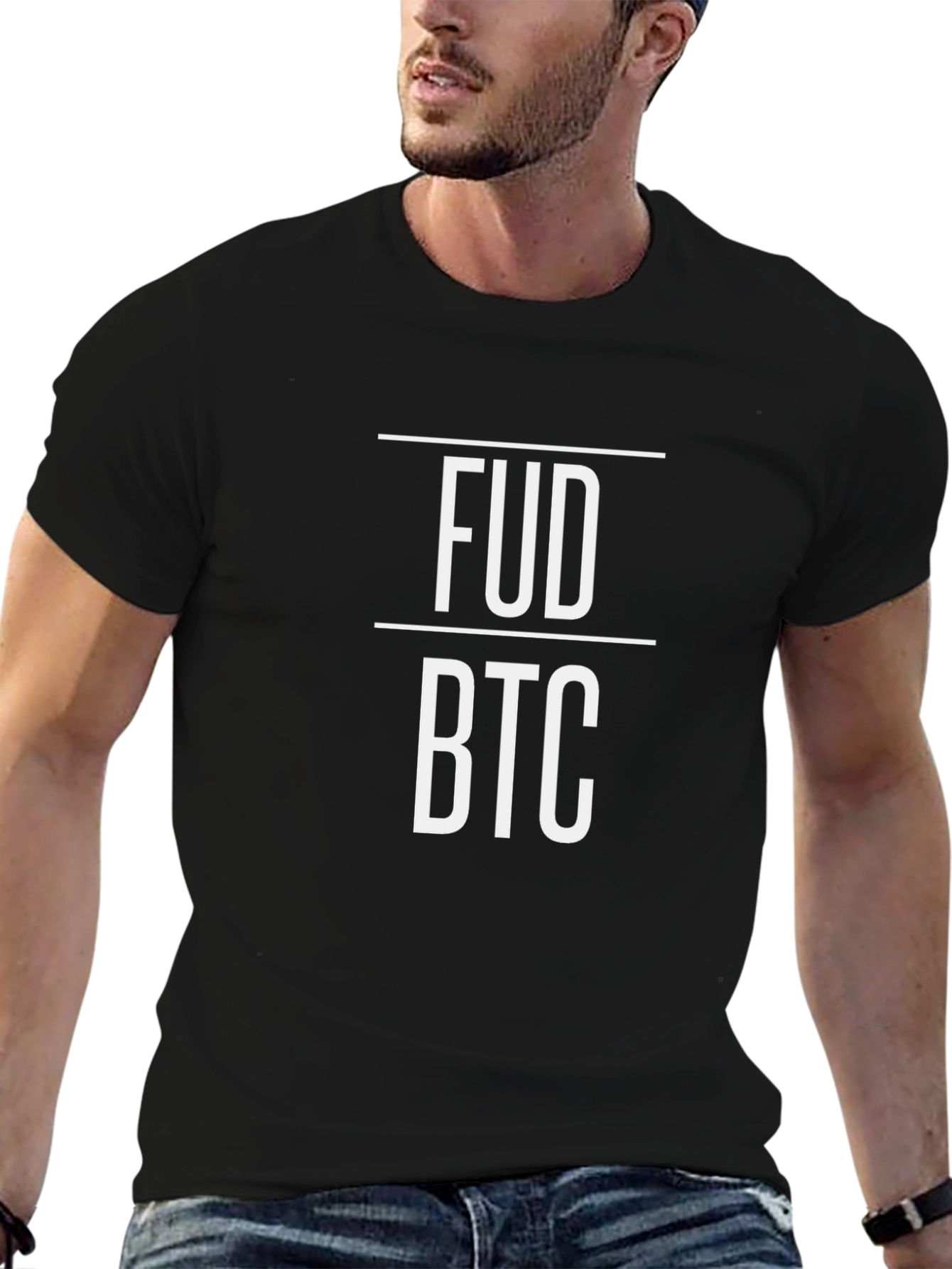 FUD BTC T-Shirt - Crypto Investor Tee