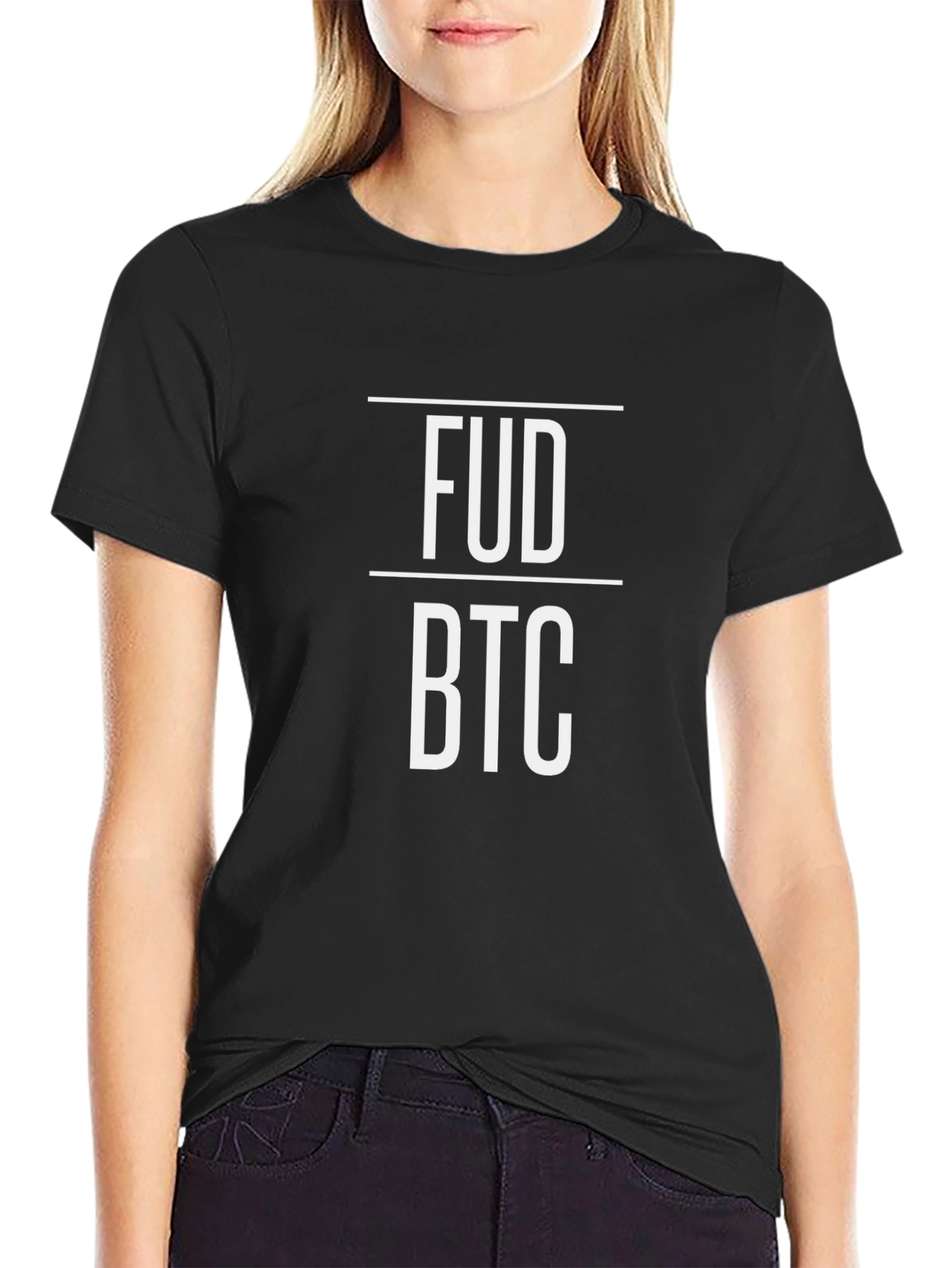 FUD BTC T-Shirt - Crypto Investor Tee