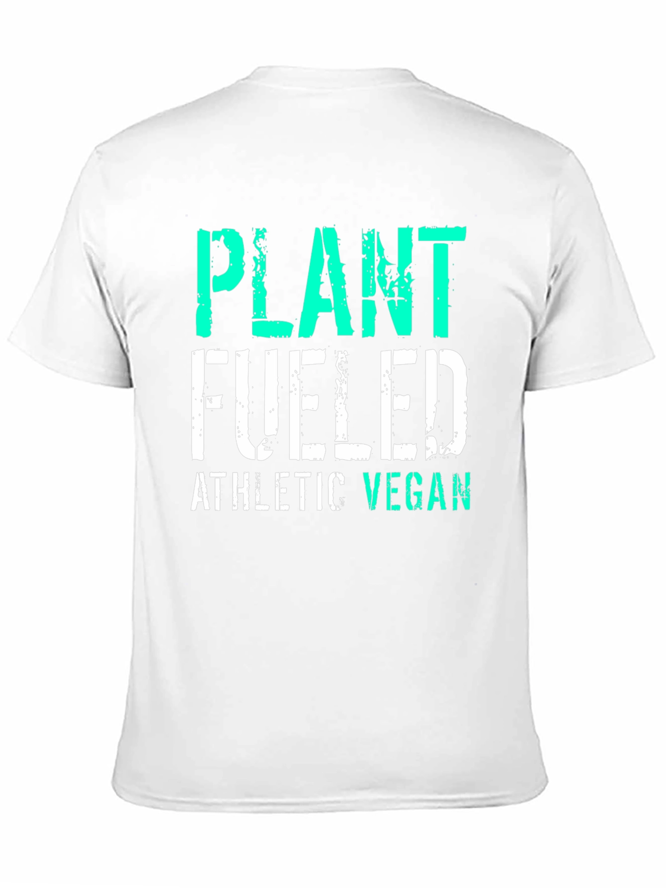 Plant Fueled Athletic Vegan T-Shirt - Black