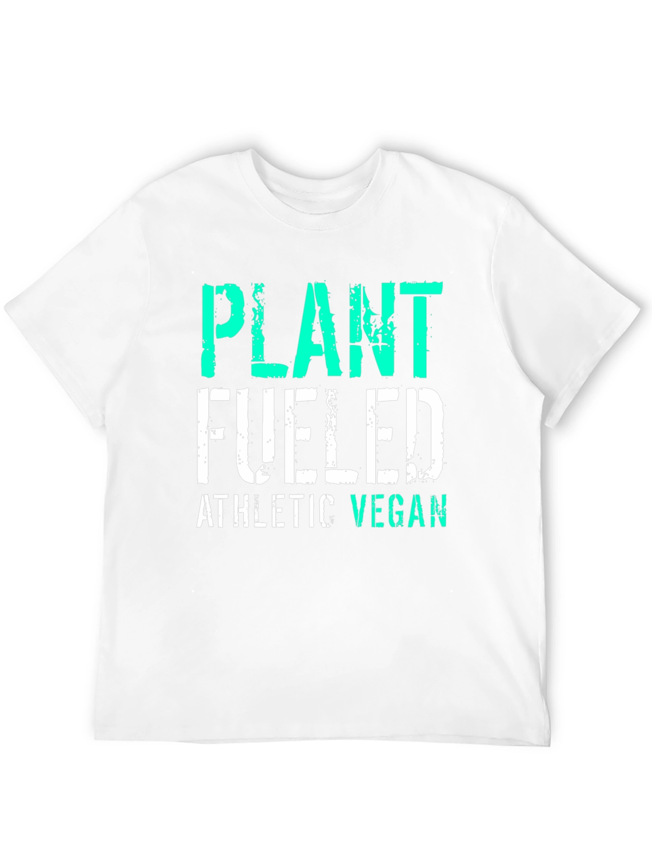Plant Fueled Athletic Vegan T-Shirt - Black
