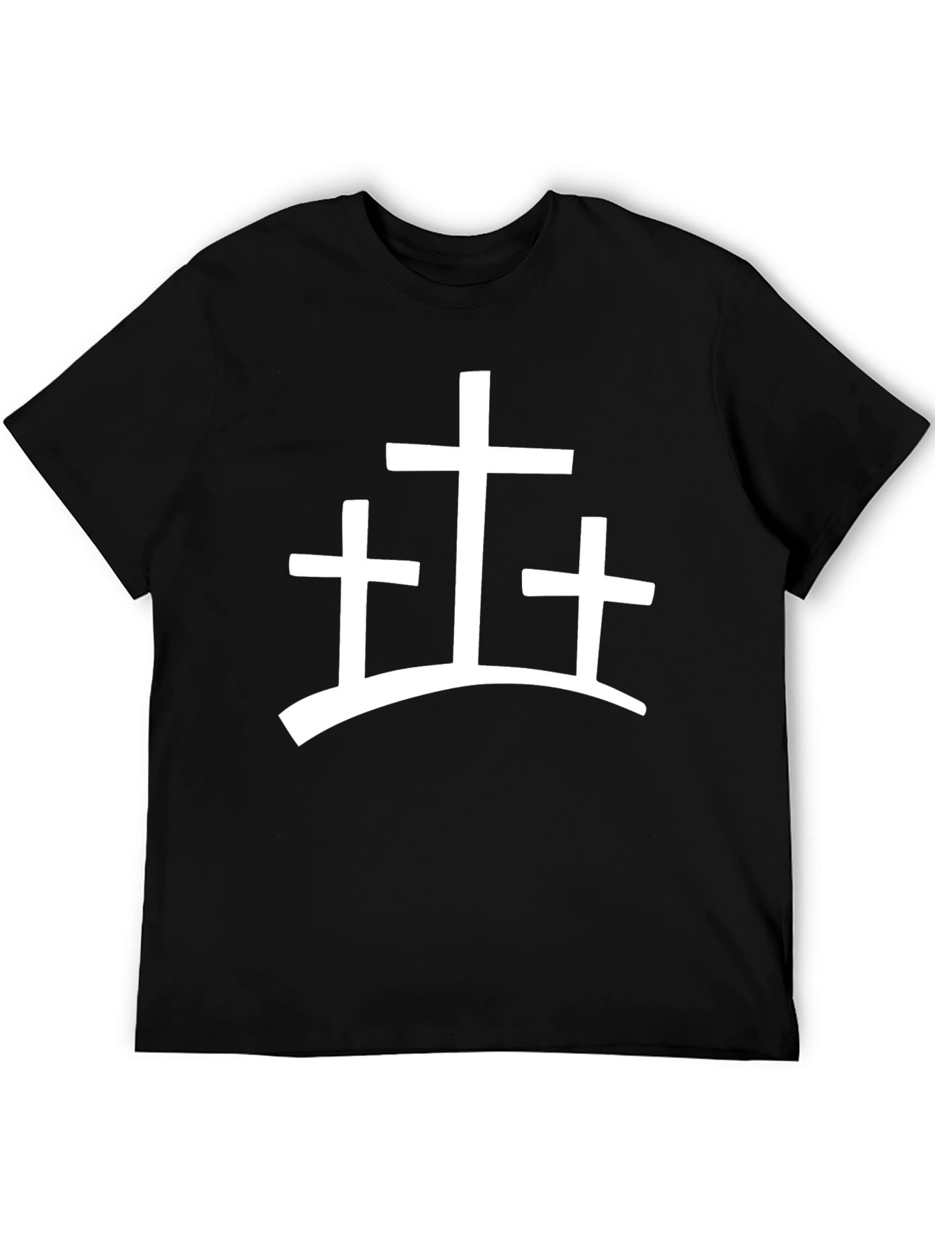 Faith Inspired Three Crosses Graphic Tee