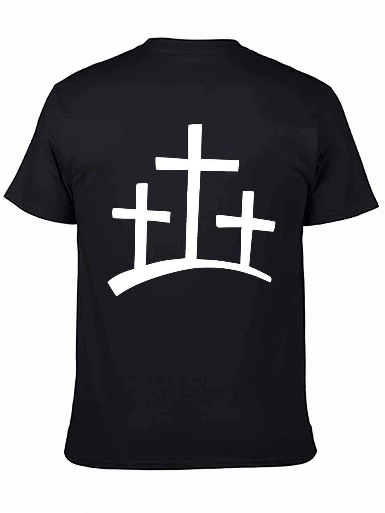 Faith Inspired Three Crosses Graphic Tee