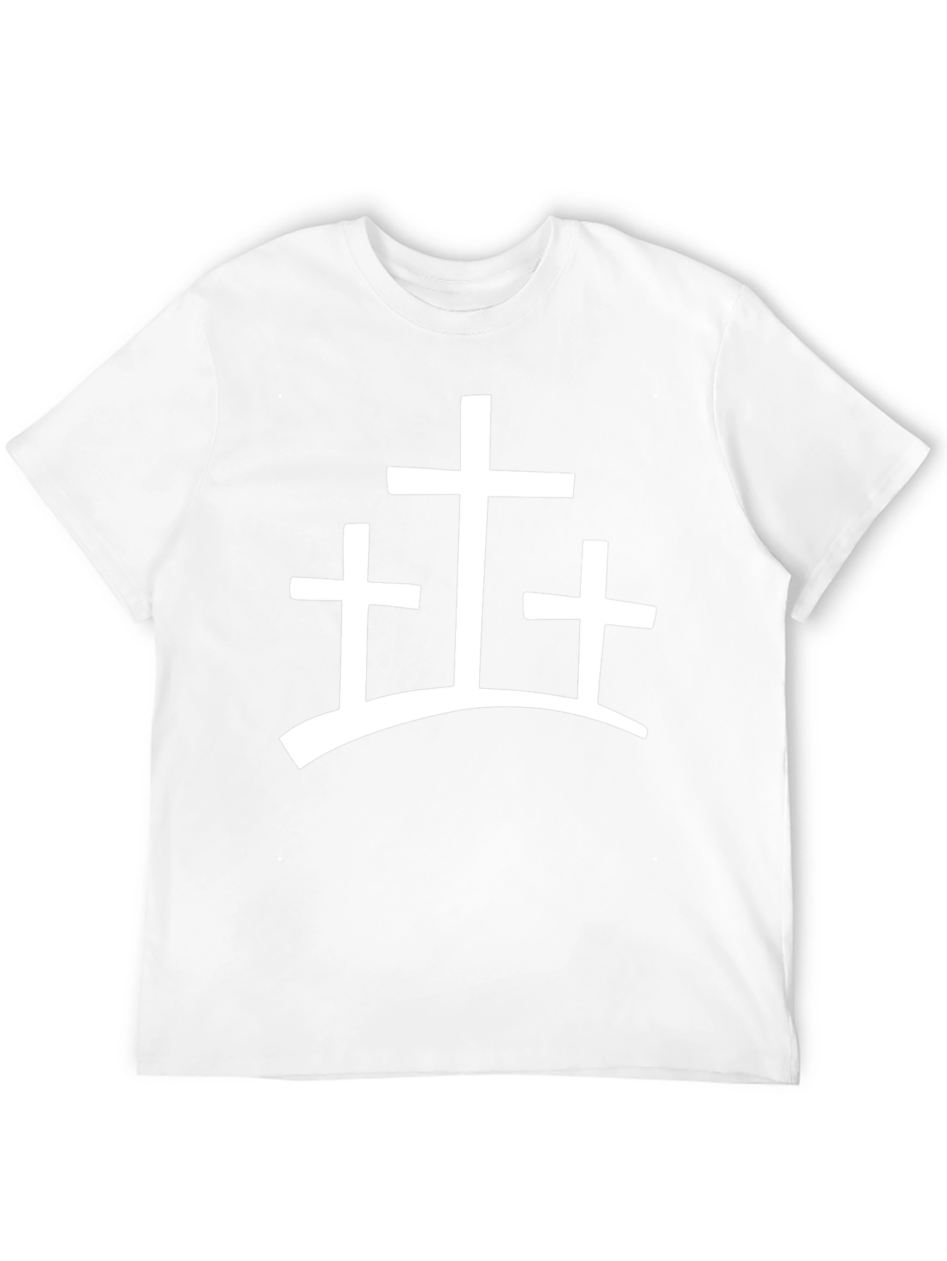 Faith Inspired Three Crosses Graphic Tee