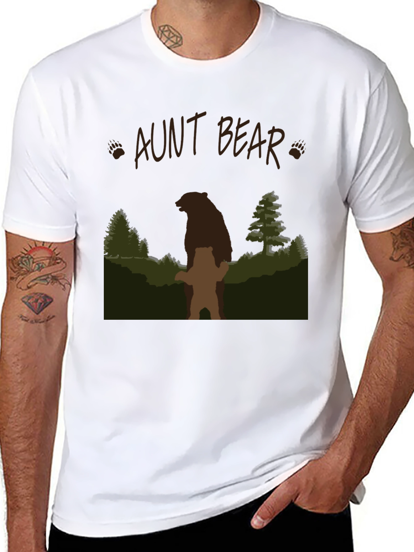 Aunt Bear T-Shirt - Mama and Cub Tee