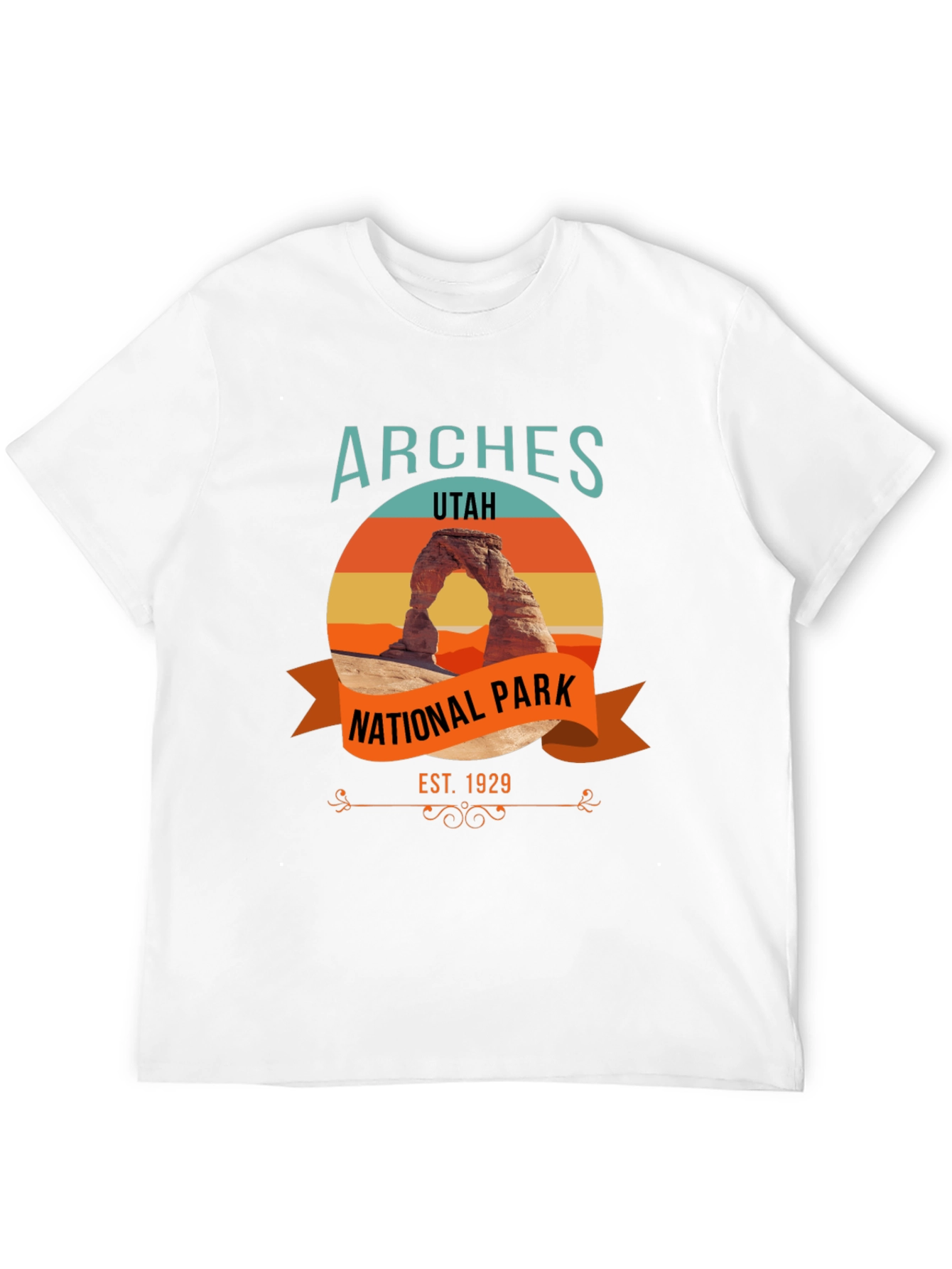 Arches National Park Black T-Shirt