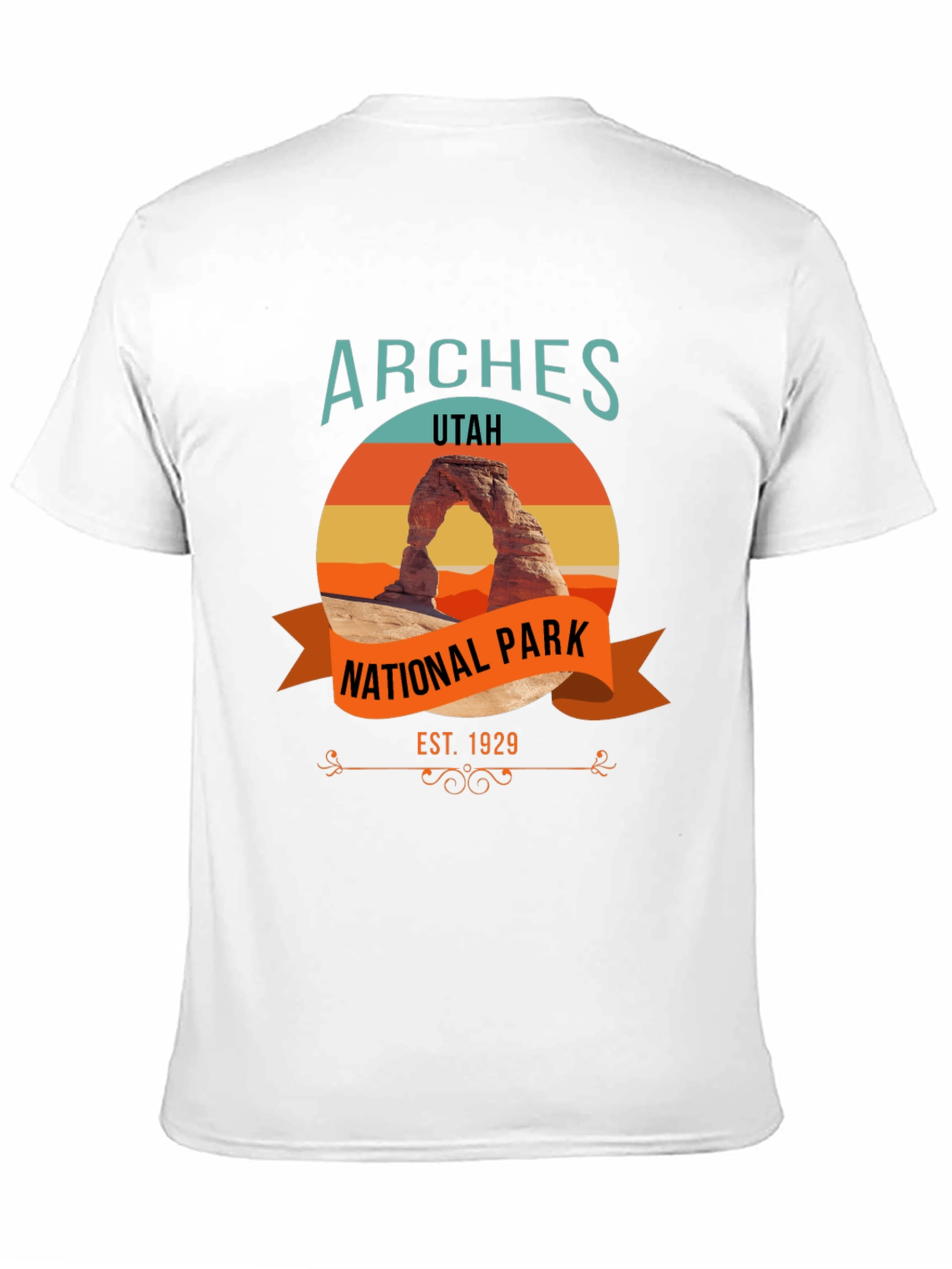 Arches National Park Black T-Shirt