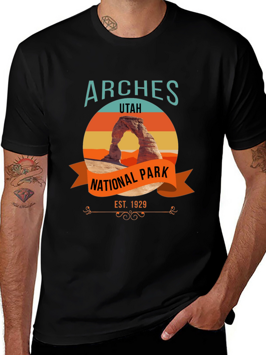 Arches National Park Black T-Shirt