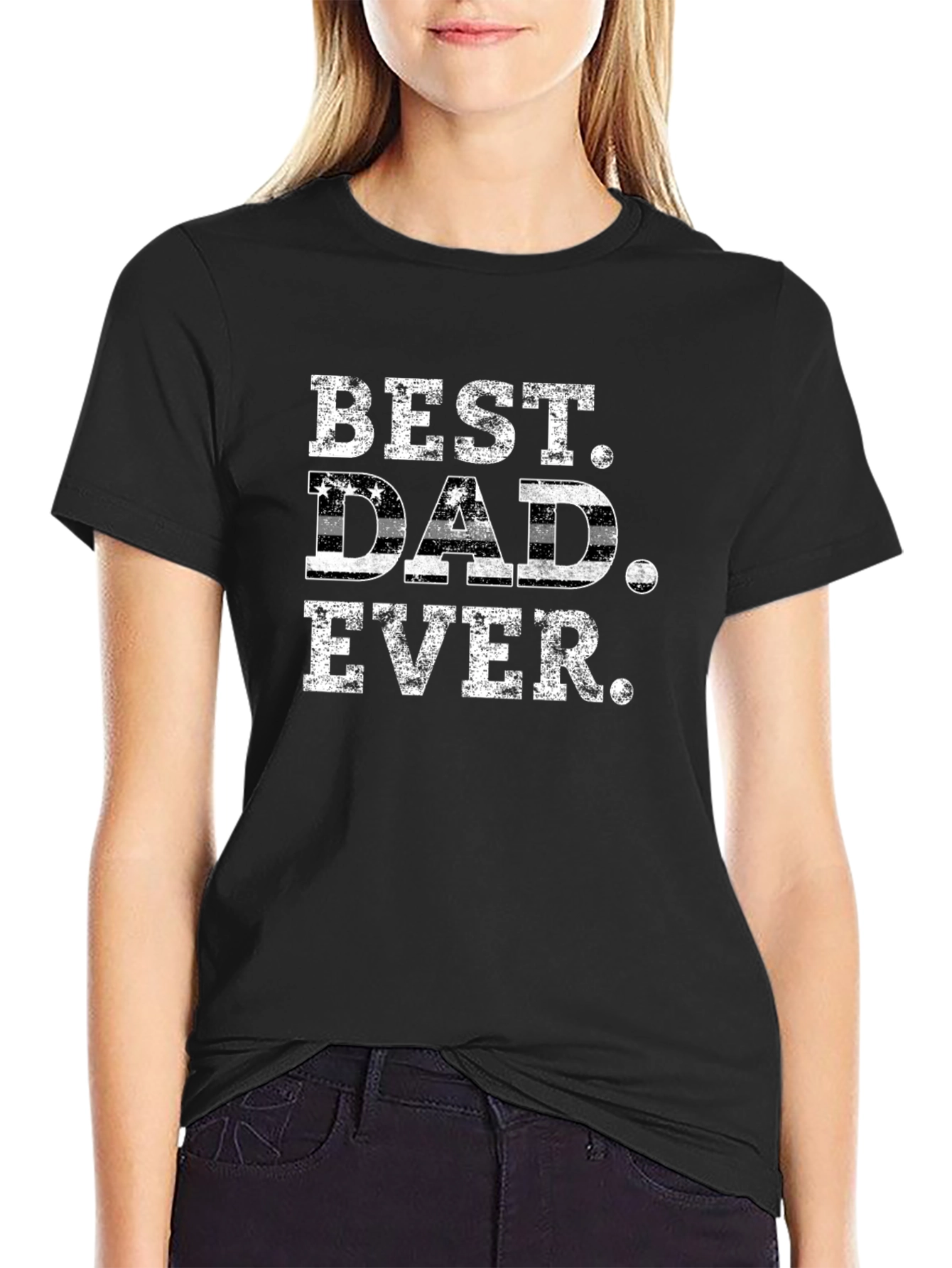 Best Dad Ever T-Shirt - Black