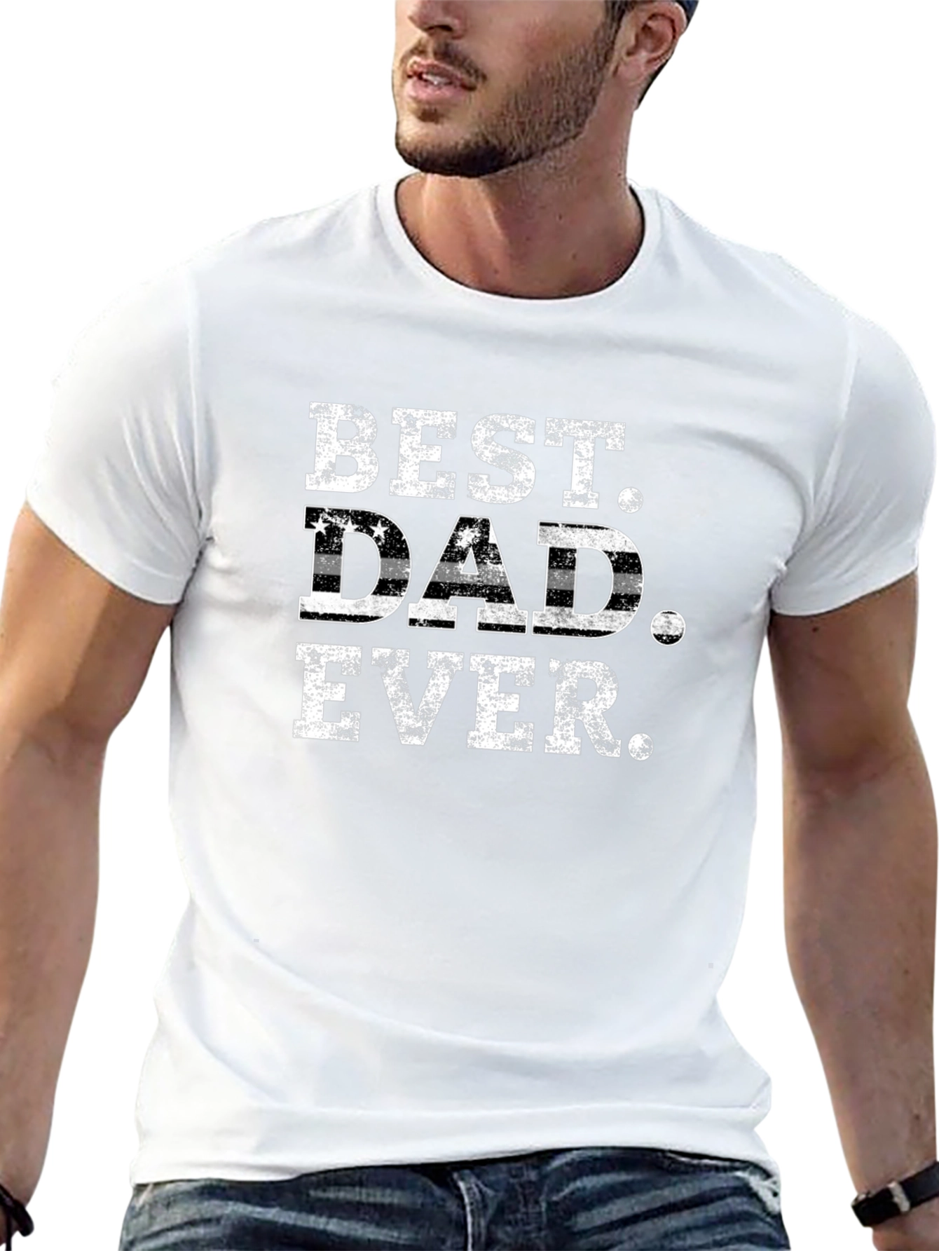 Best Dad Ever T-Shirt - Black