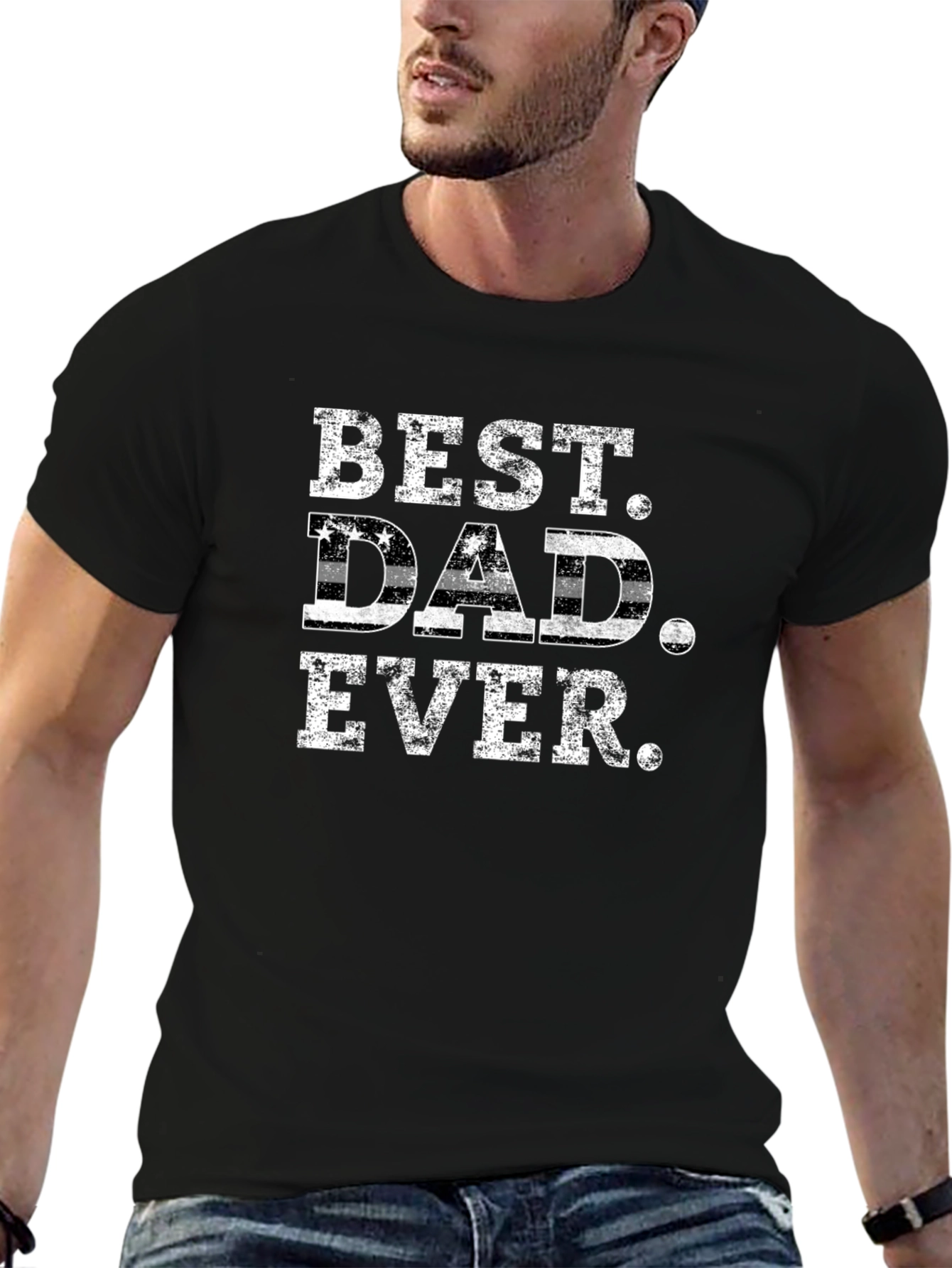 Best Dad Ever T-Shirt - Black
