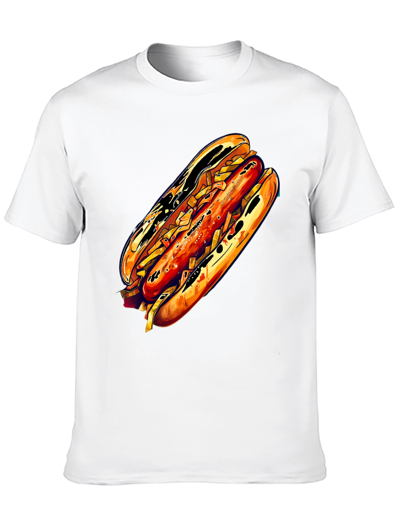 Hot Dog Graphic Tee - Unisex