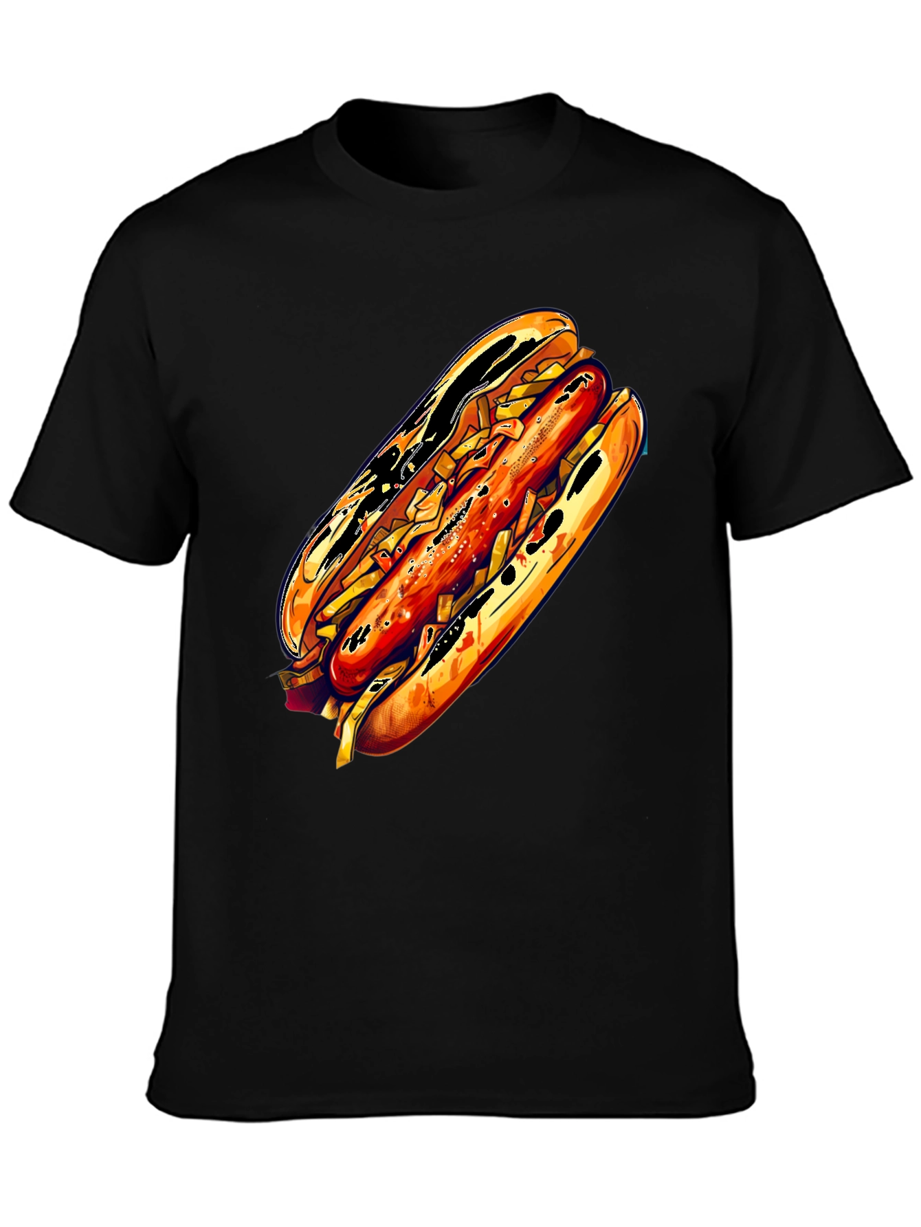 Hot Dog Graphic Tee - Unisex