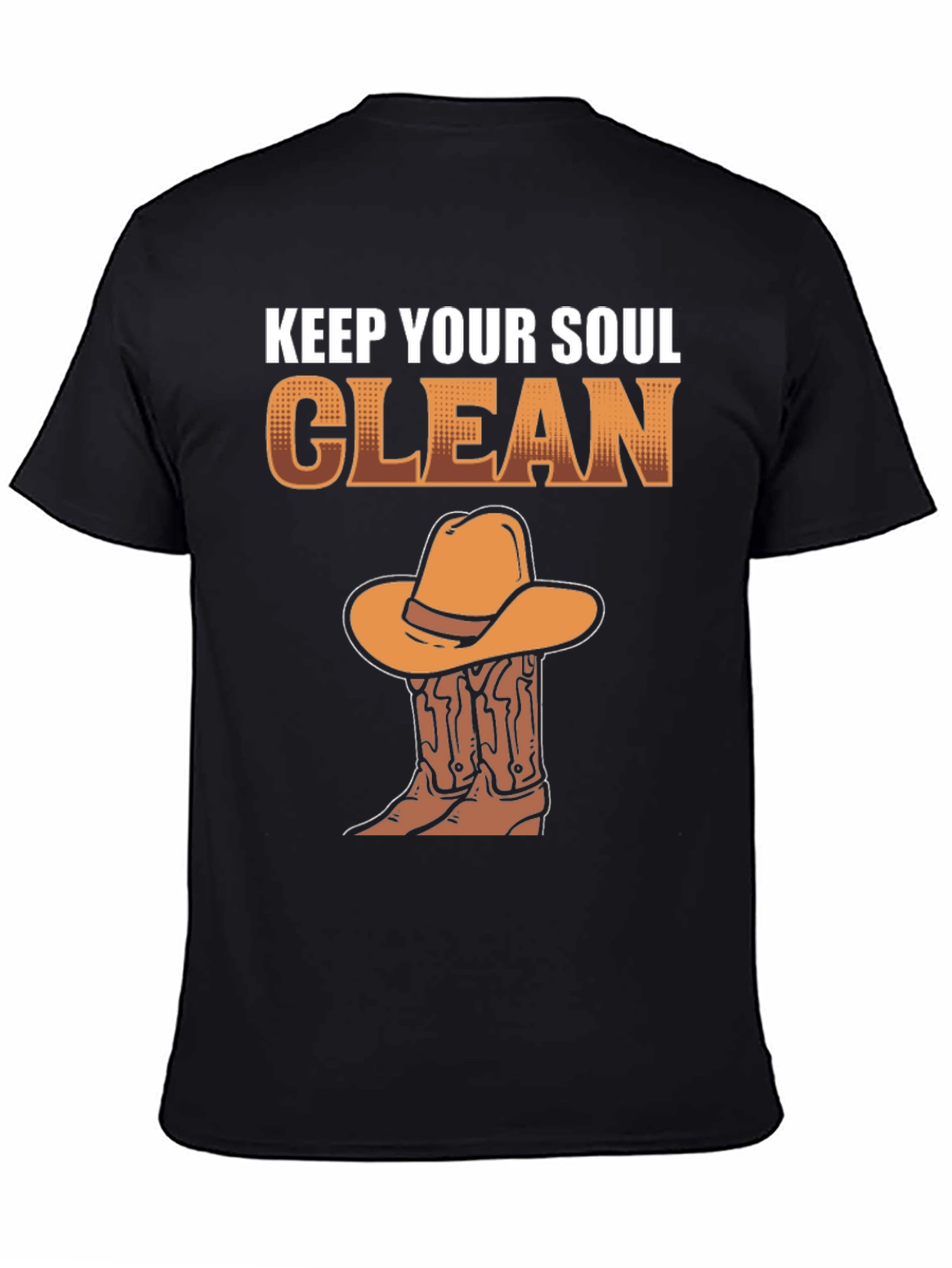 Keep Your Soul Clean Cowboy Graphic T-Shirt