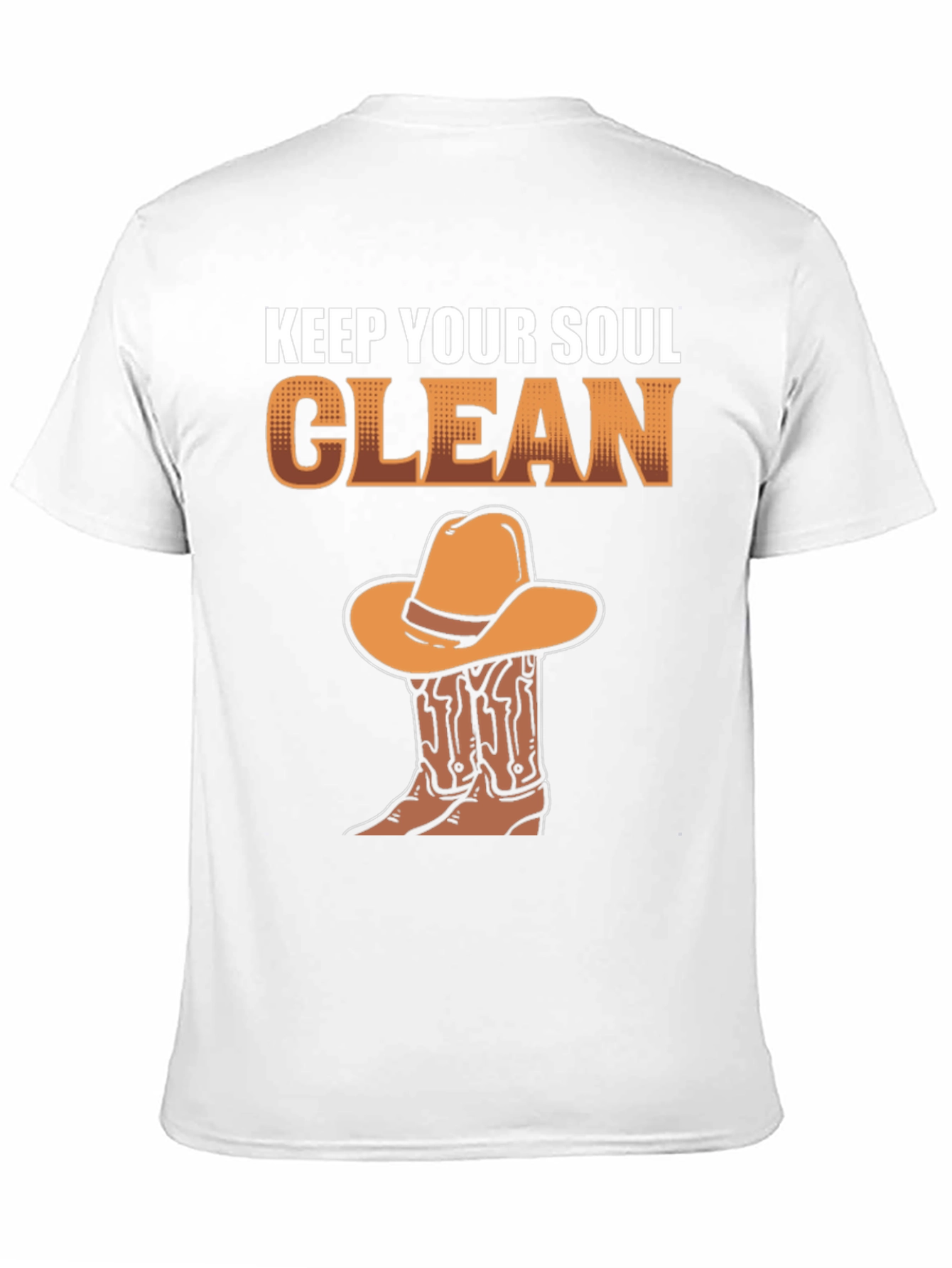 Keep Your Soul Clean Cowboy Graphic T-Shirt