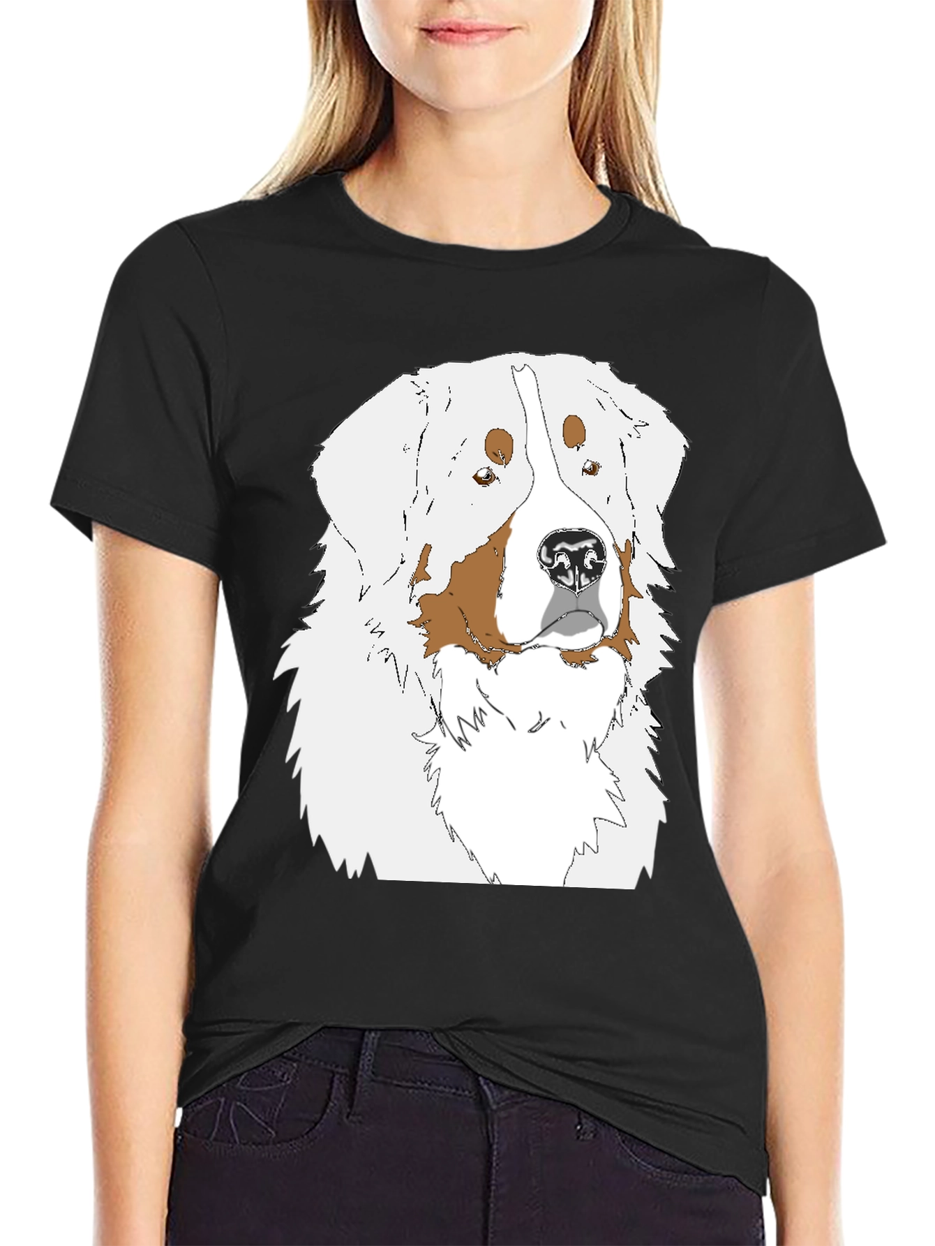 Bernese Mountain Dog T-Shirt - Cute Dog Graphic Tee