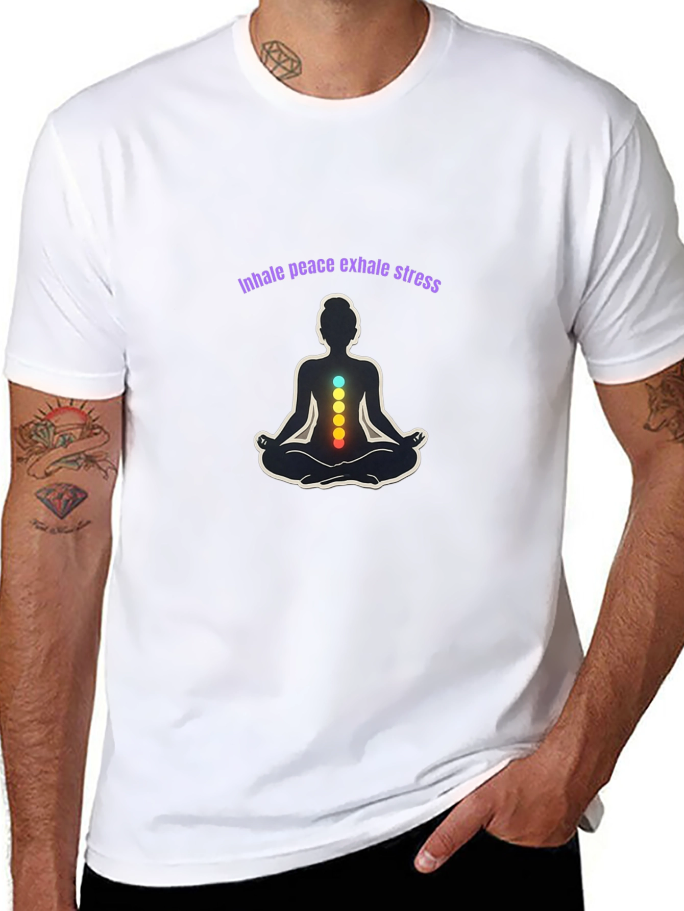 Inhale Peace Exhale Stress T-Shirt