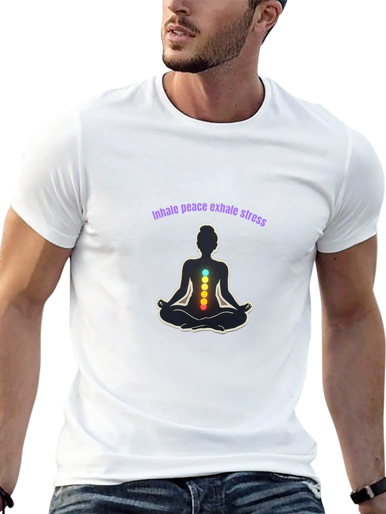 Inhale Peace Exhale Stress T-Shirt