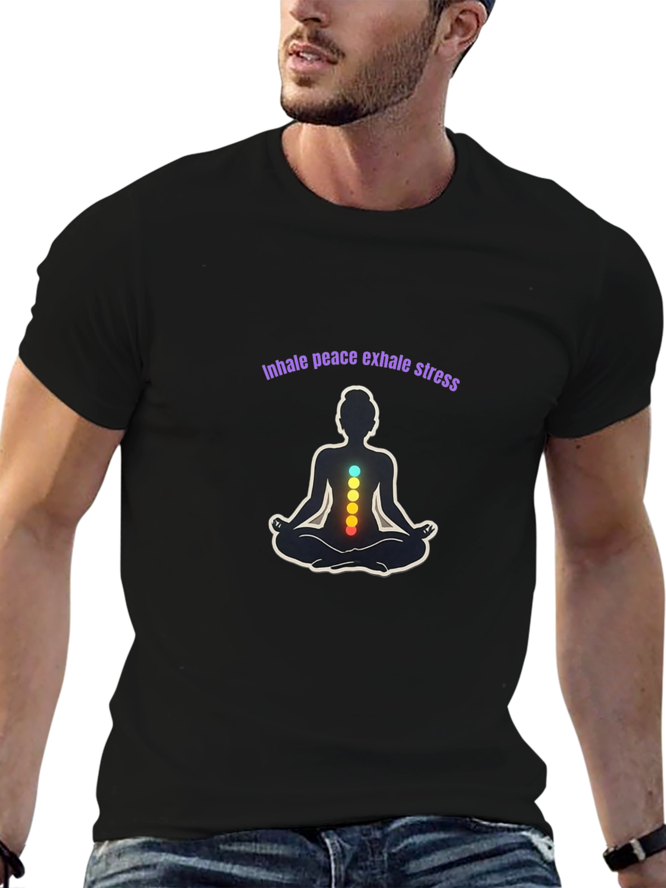 Inhale Peace Exhale Stress T-Shirt