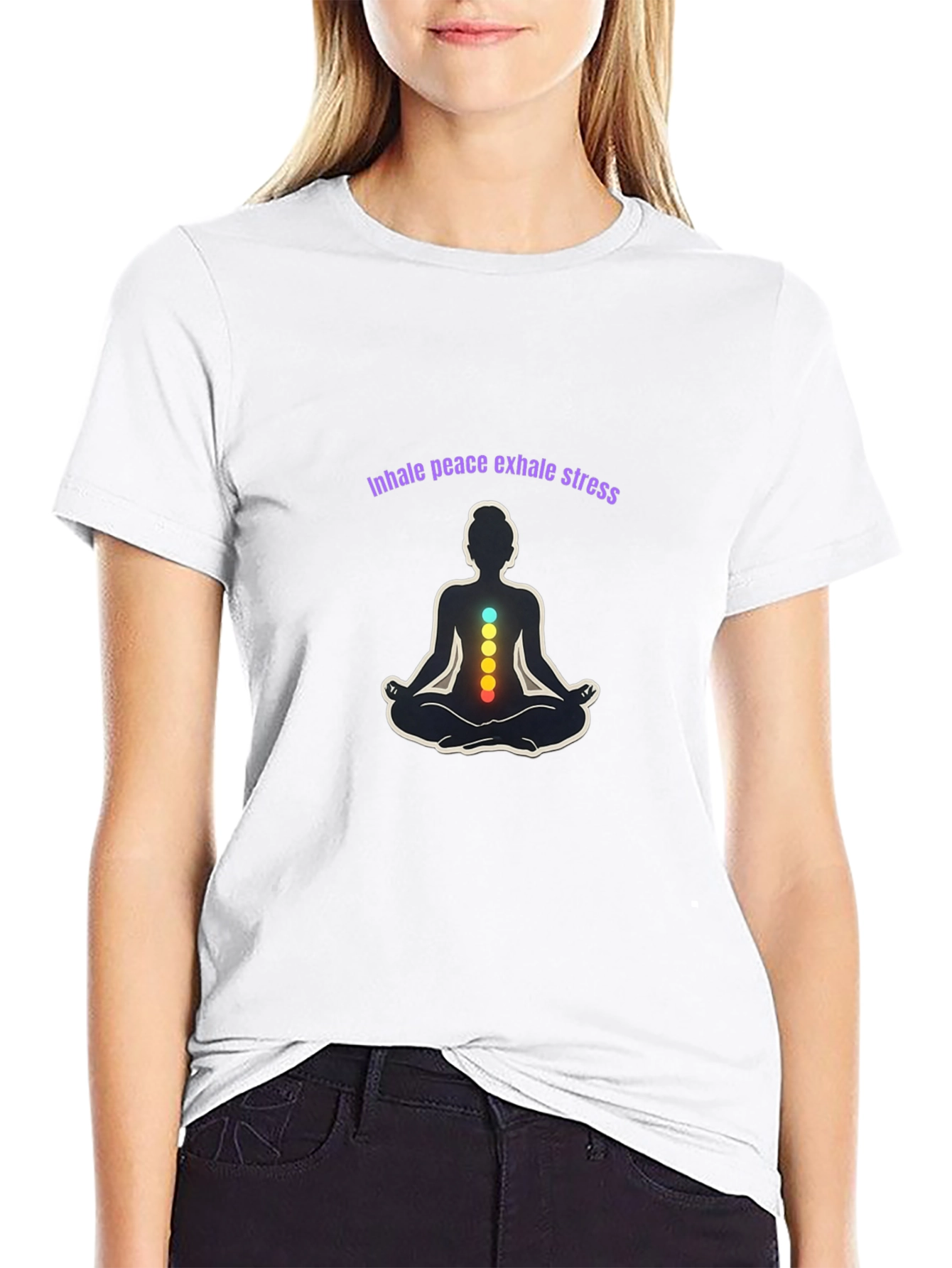 Inhale Peace Exhale Stress T-Shirt