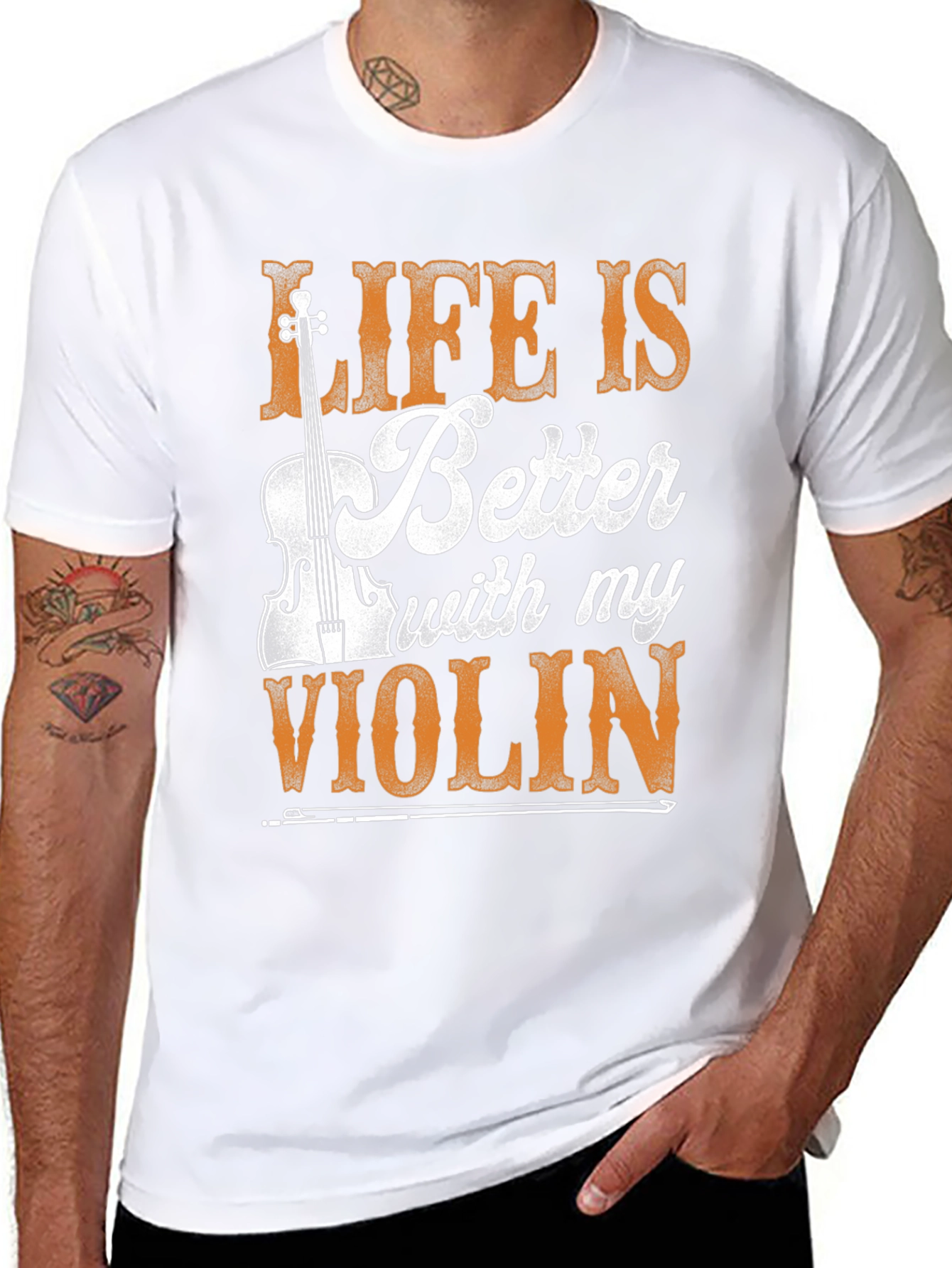Life is Better with My Violin T-Shirt